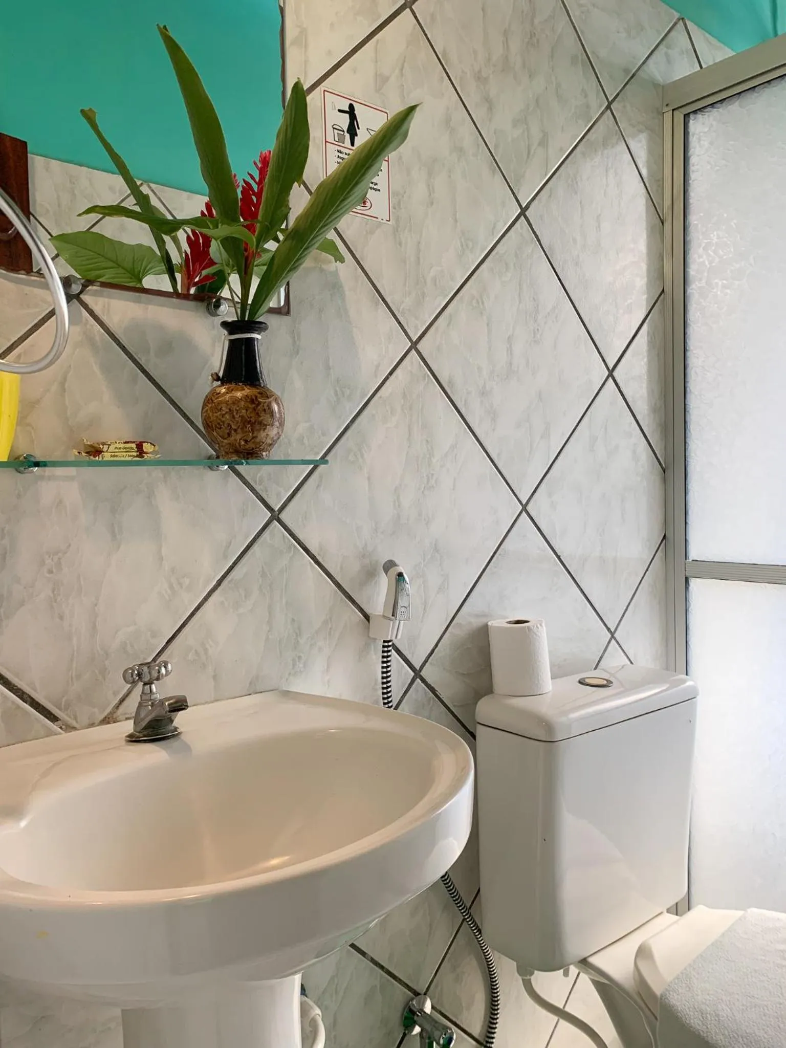 Bathroom in Pousada Lanai