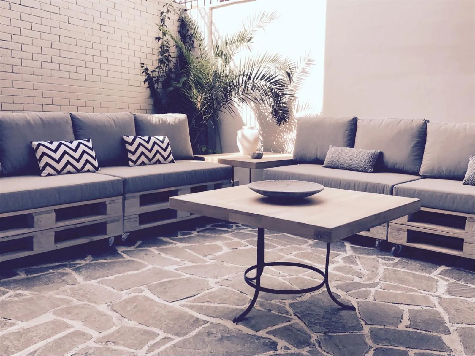 Patio in Calypso Beach Hotel