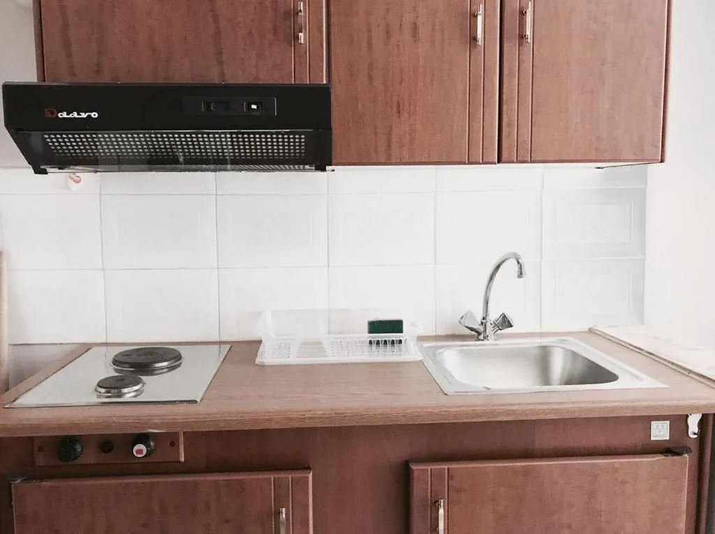 Kitchen or kitchenette in Calypso Beach Hotel