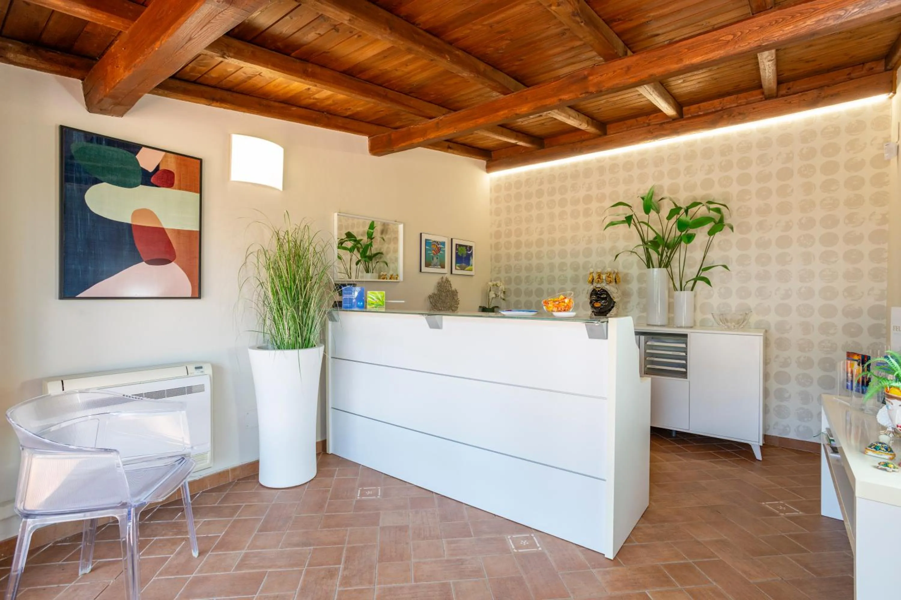 Lobby or reception in Feudogrande Bio Relais Hotel