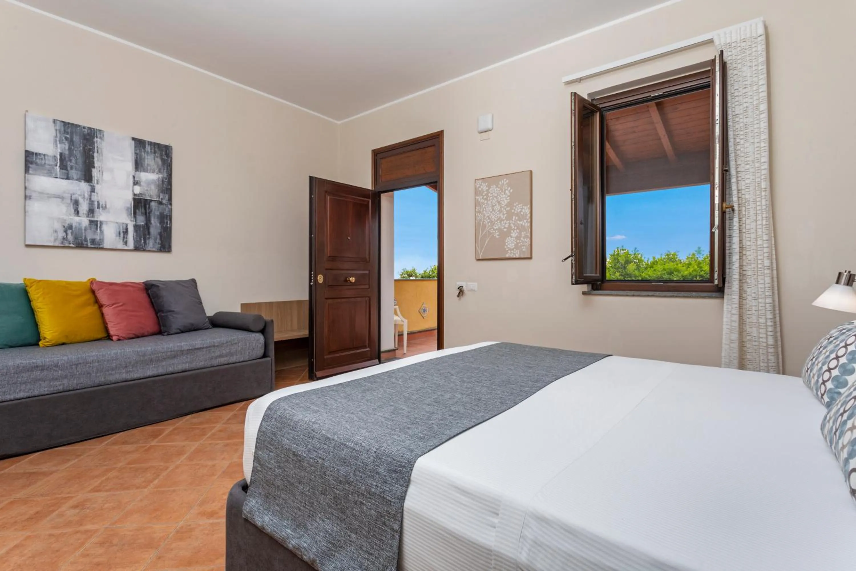 Bedroom, Bed in Feudogrande Bio Relais Hotel