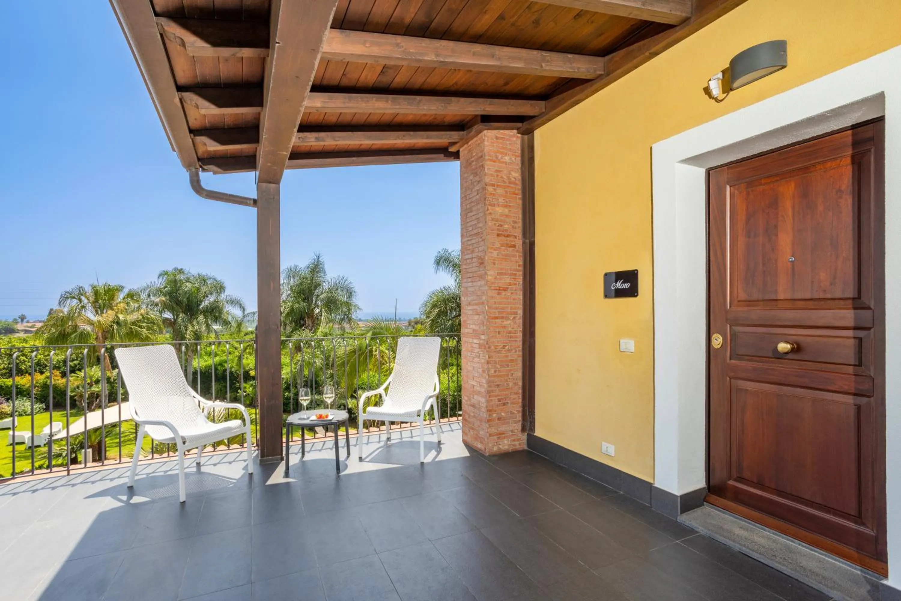 Patio in Feudogrande Bio Relais Hotel