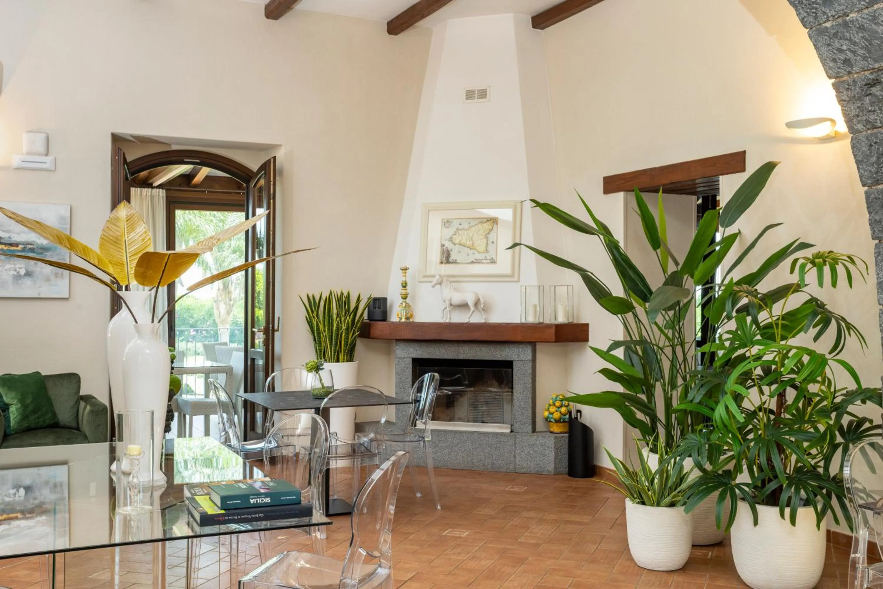 Seating area in Feudogrande Bio Relais Hotel