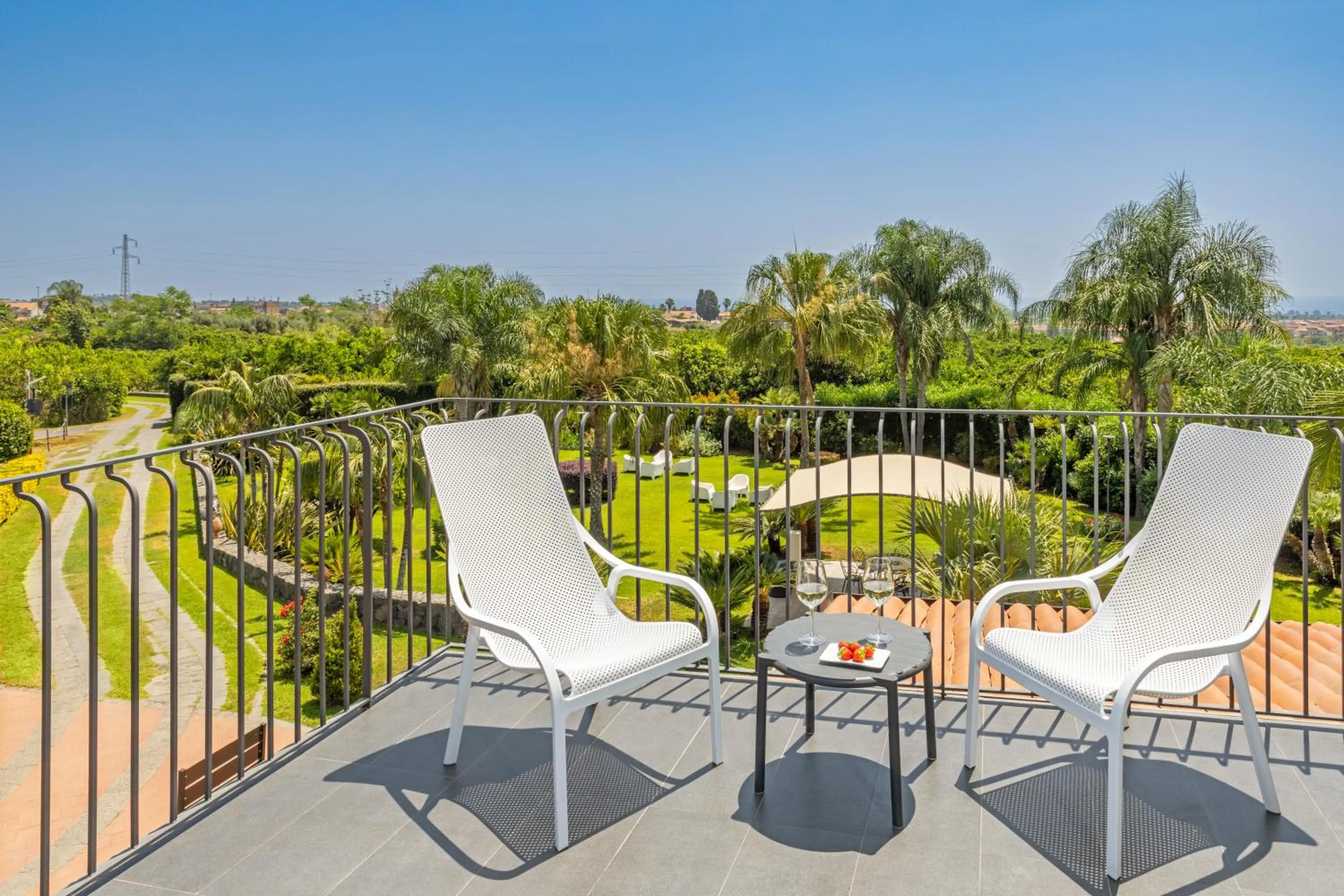 Patio in Feudogrande Bio Relais Hotel