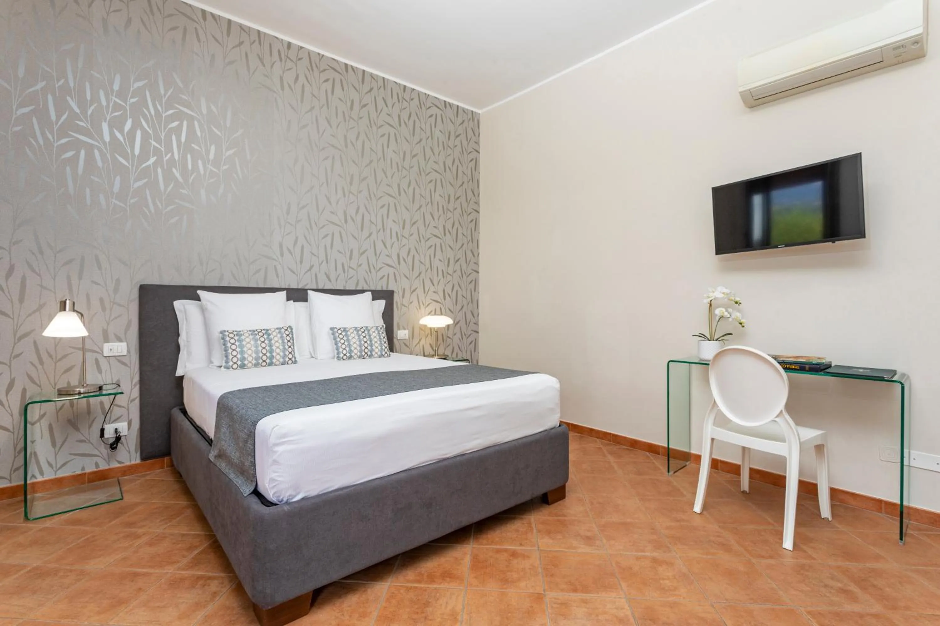 Bedroom, Bed in Feudogrande Bio Relais Hotel