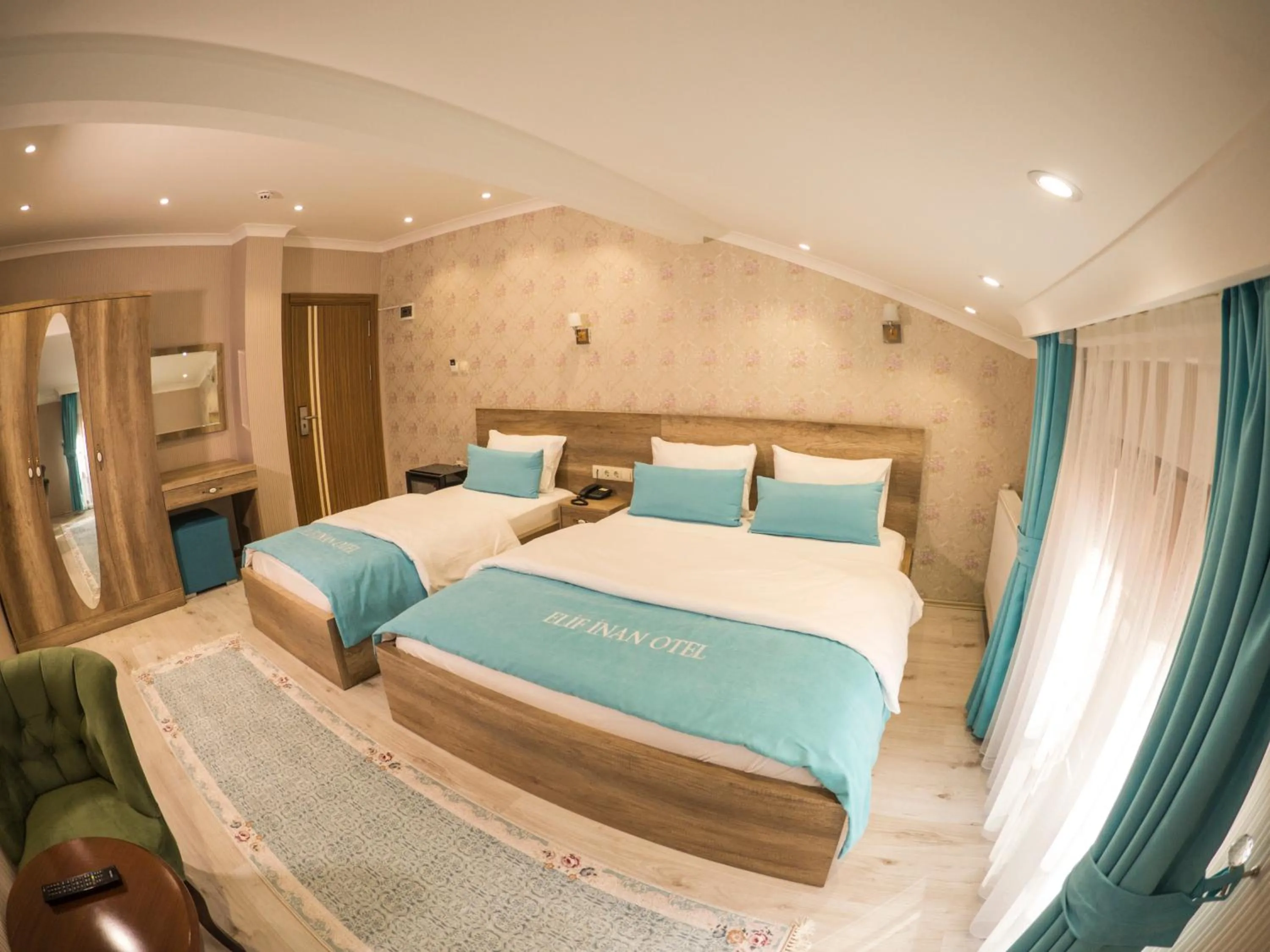 Bed in Elif Inan Hotel