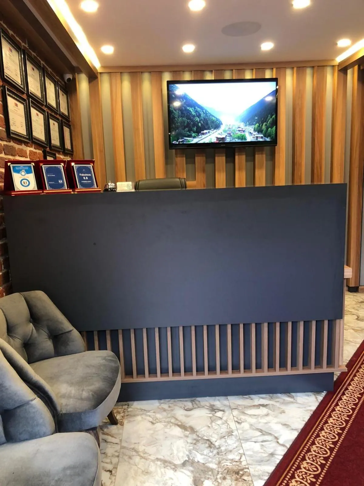 Lobby or reception in Elif Inan Hotel