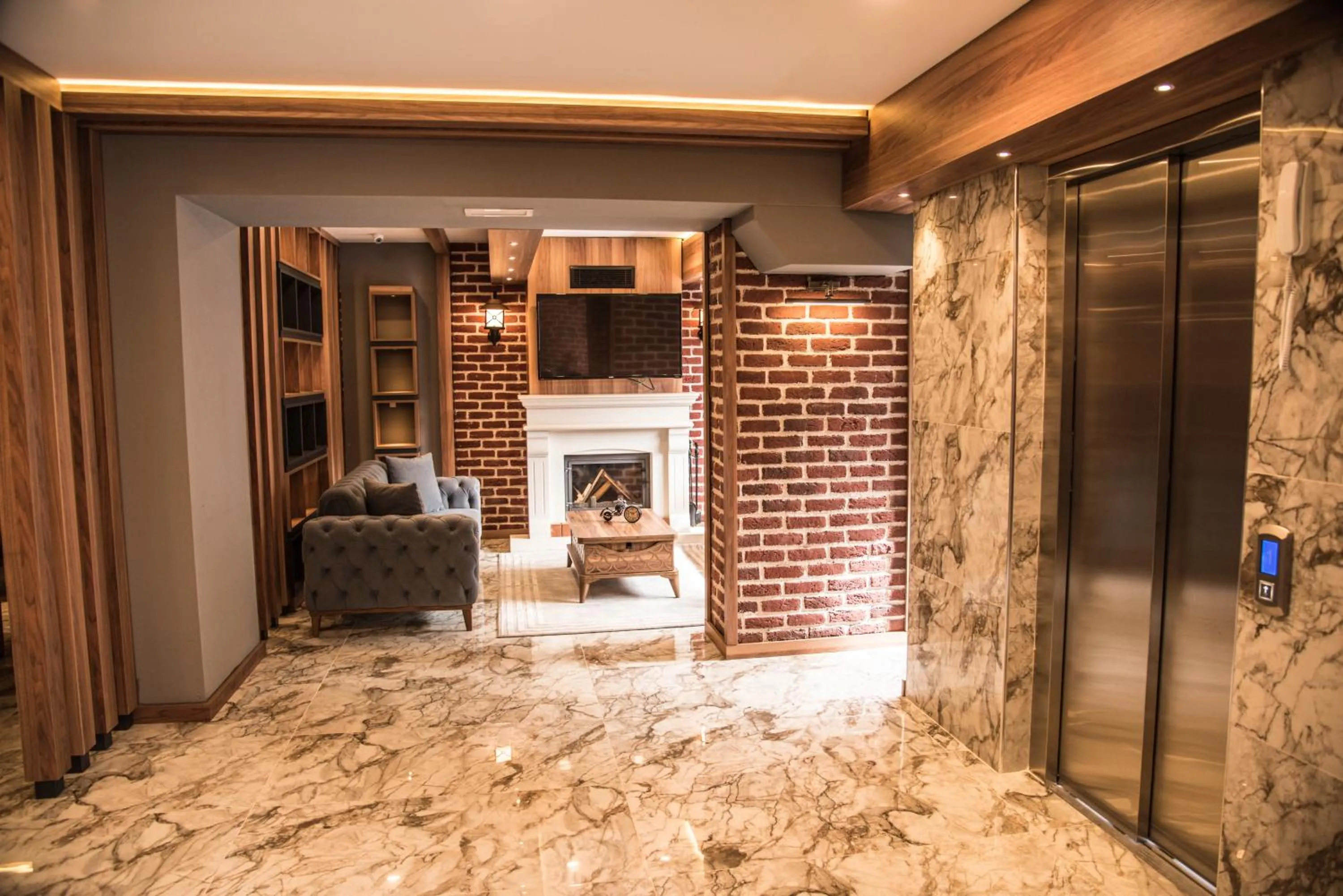 Lobby or reception in Elif Inan Hotel