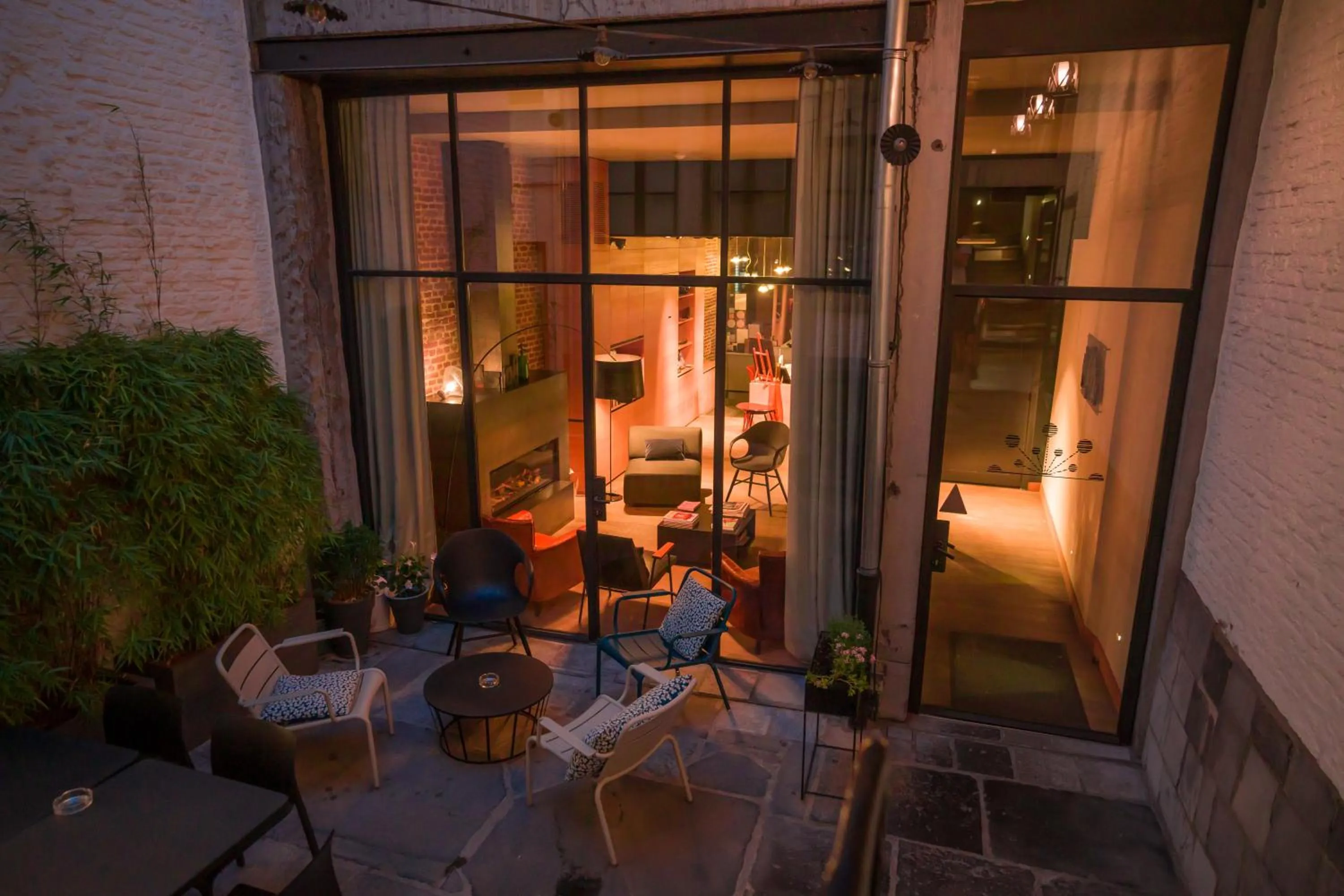 Patio in Hotel Neuvice