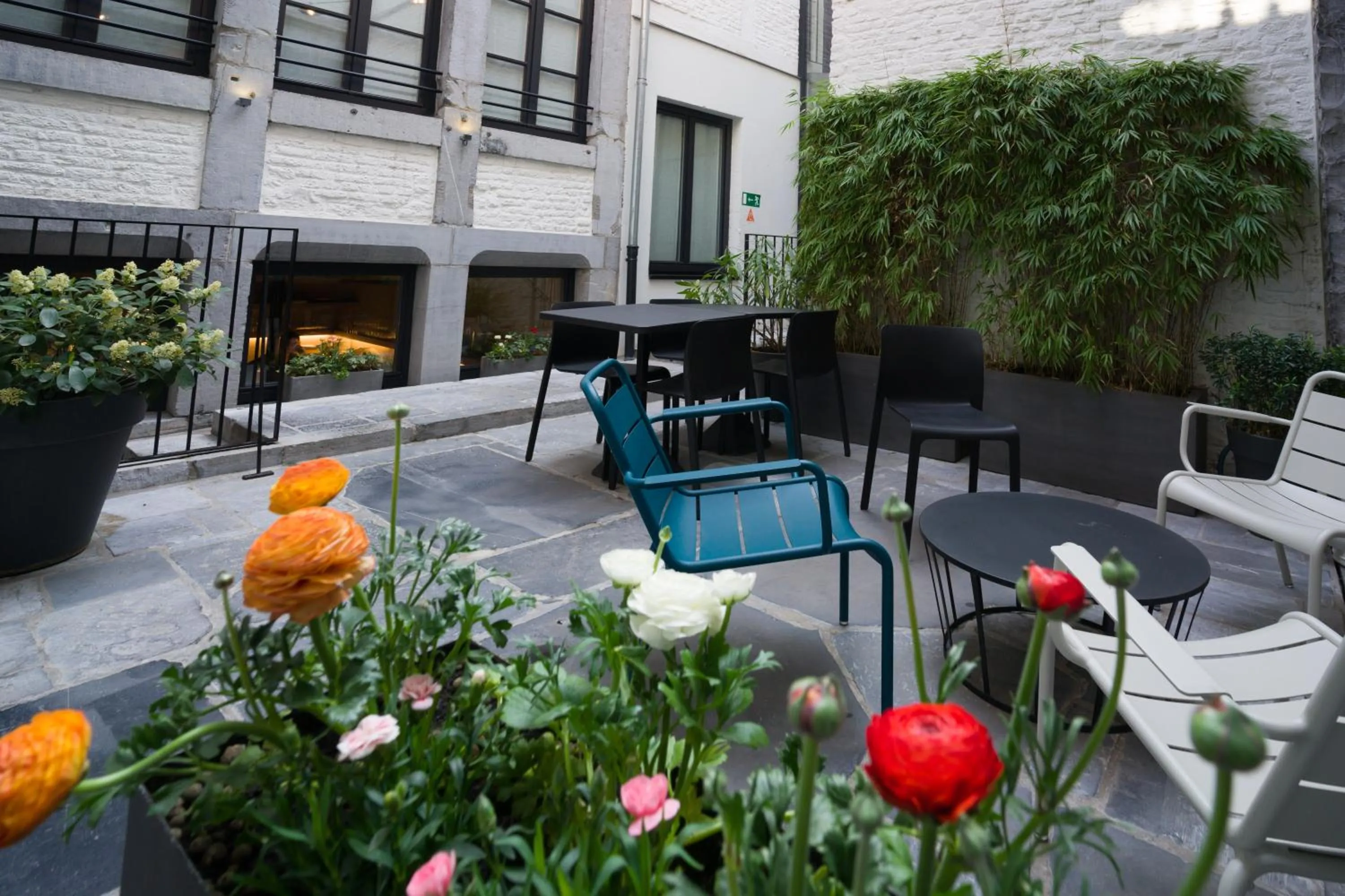 Patio in Hotel Neuvice