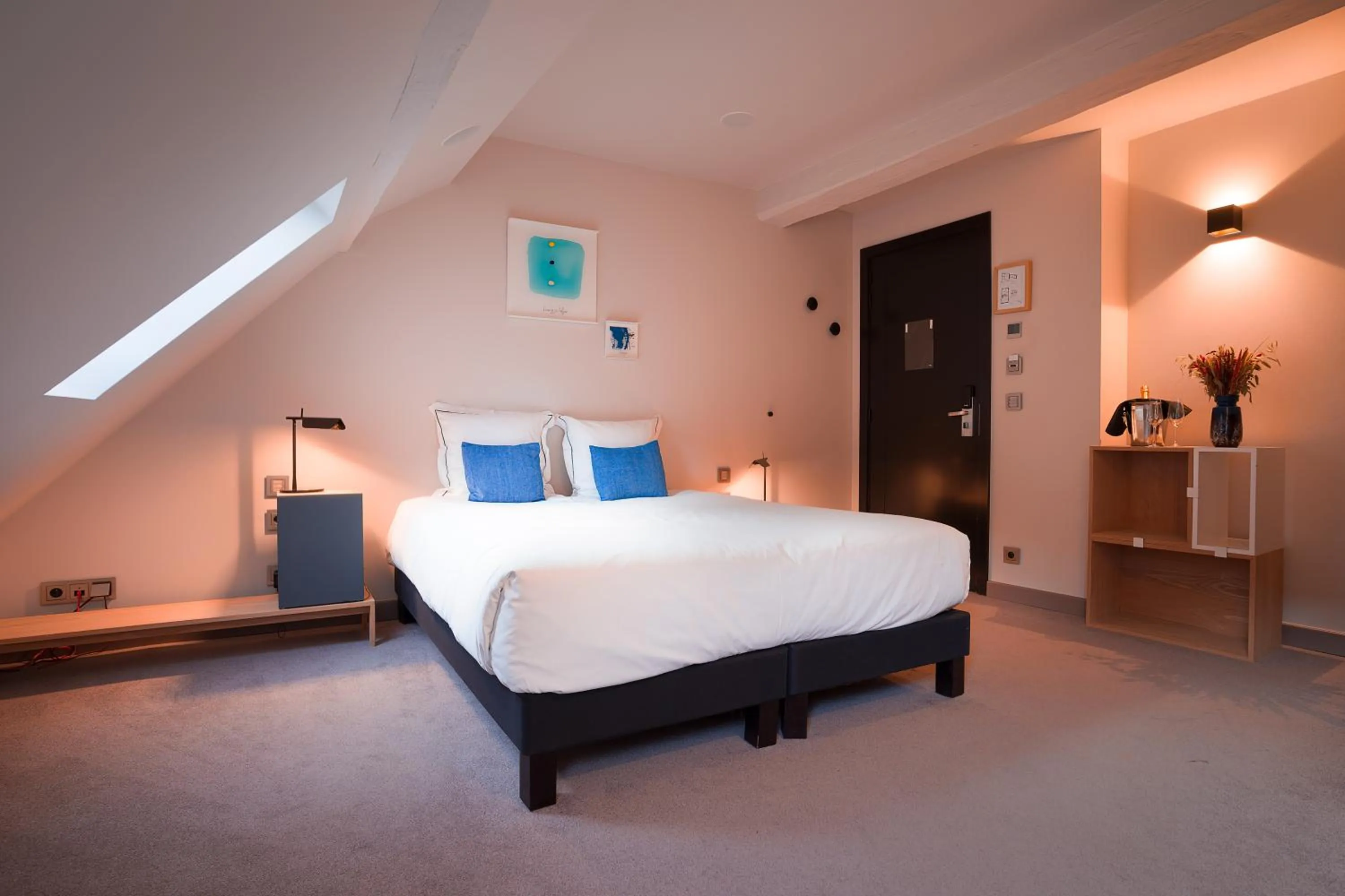 Bed in Hotel Neuvice