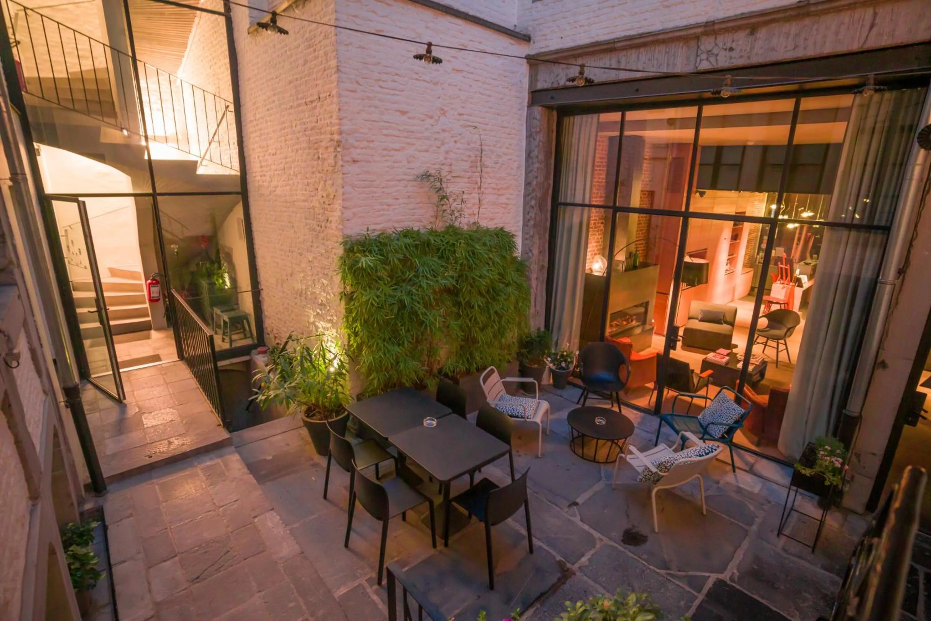 Patio in Hotel Neuvice