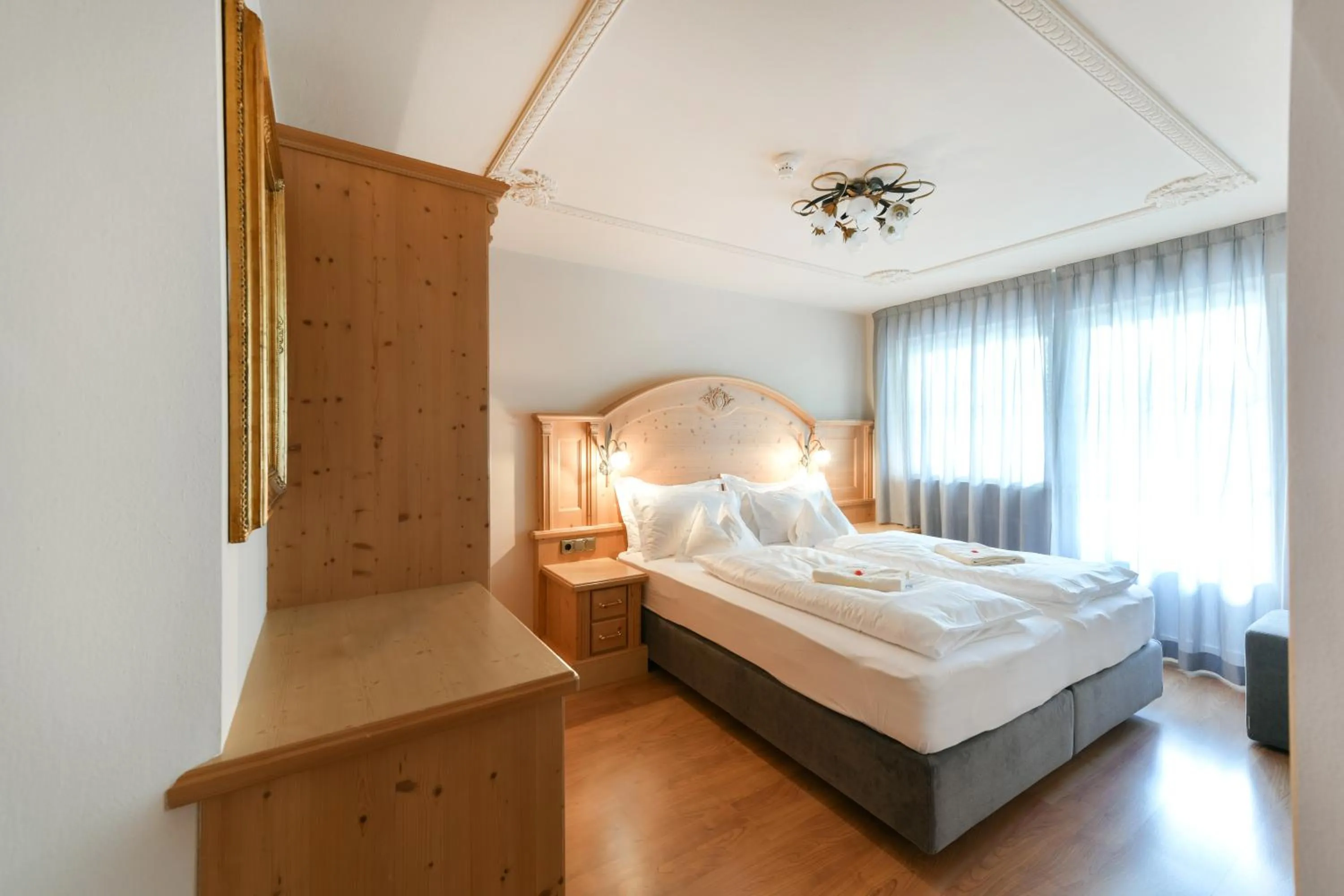 Bed in Wellness Residence Villa Leck