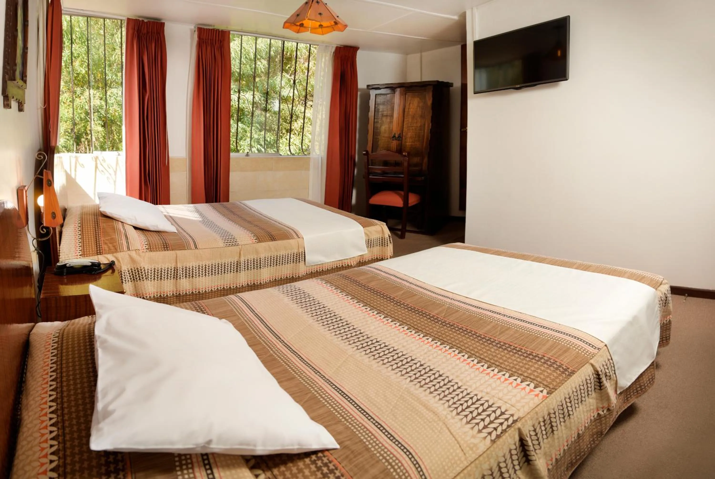 Bed in Hotel Benavides