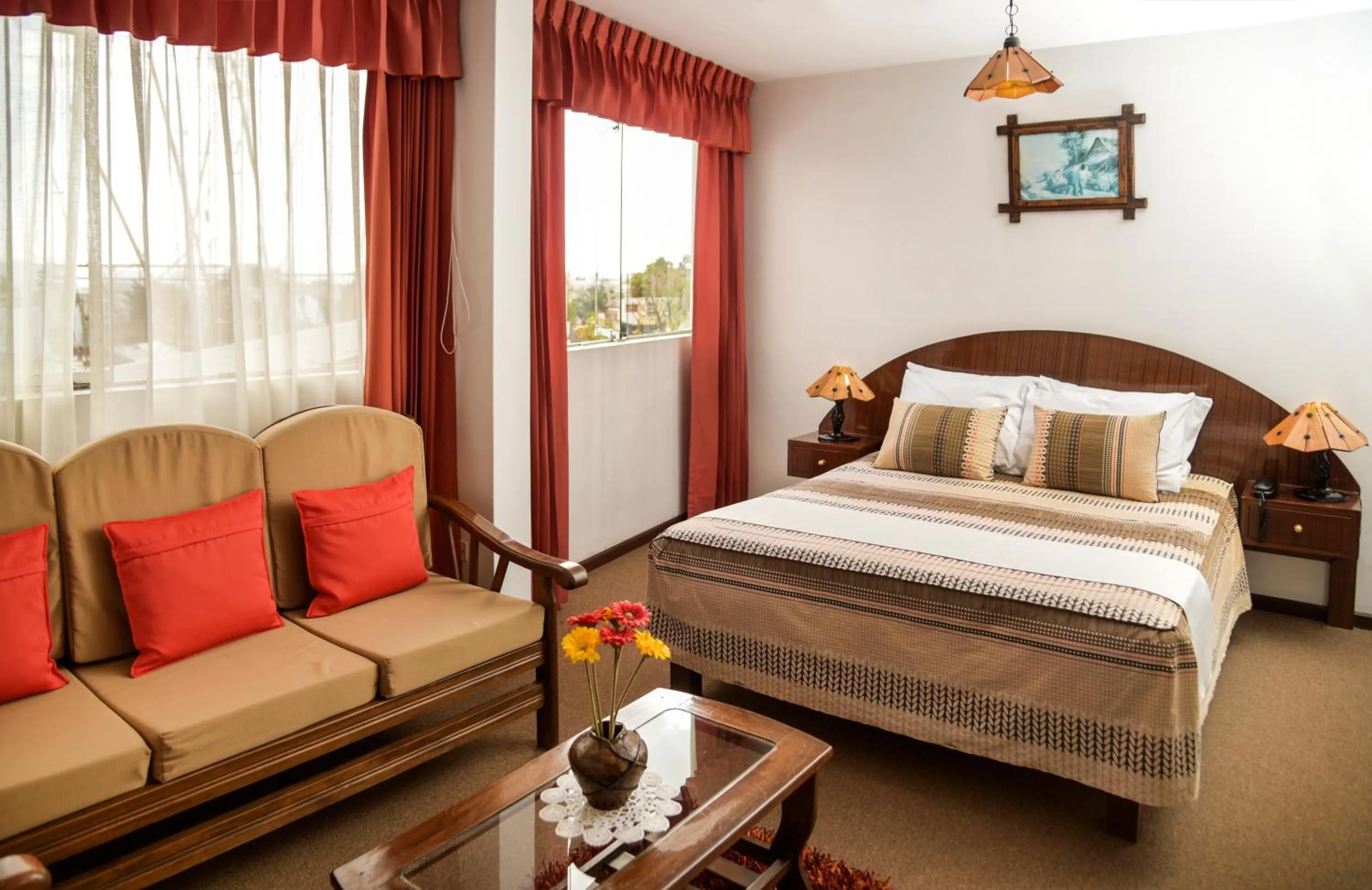 Bed in Hotel Benavides