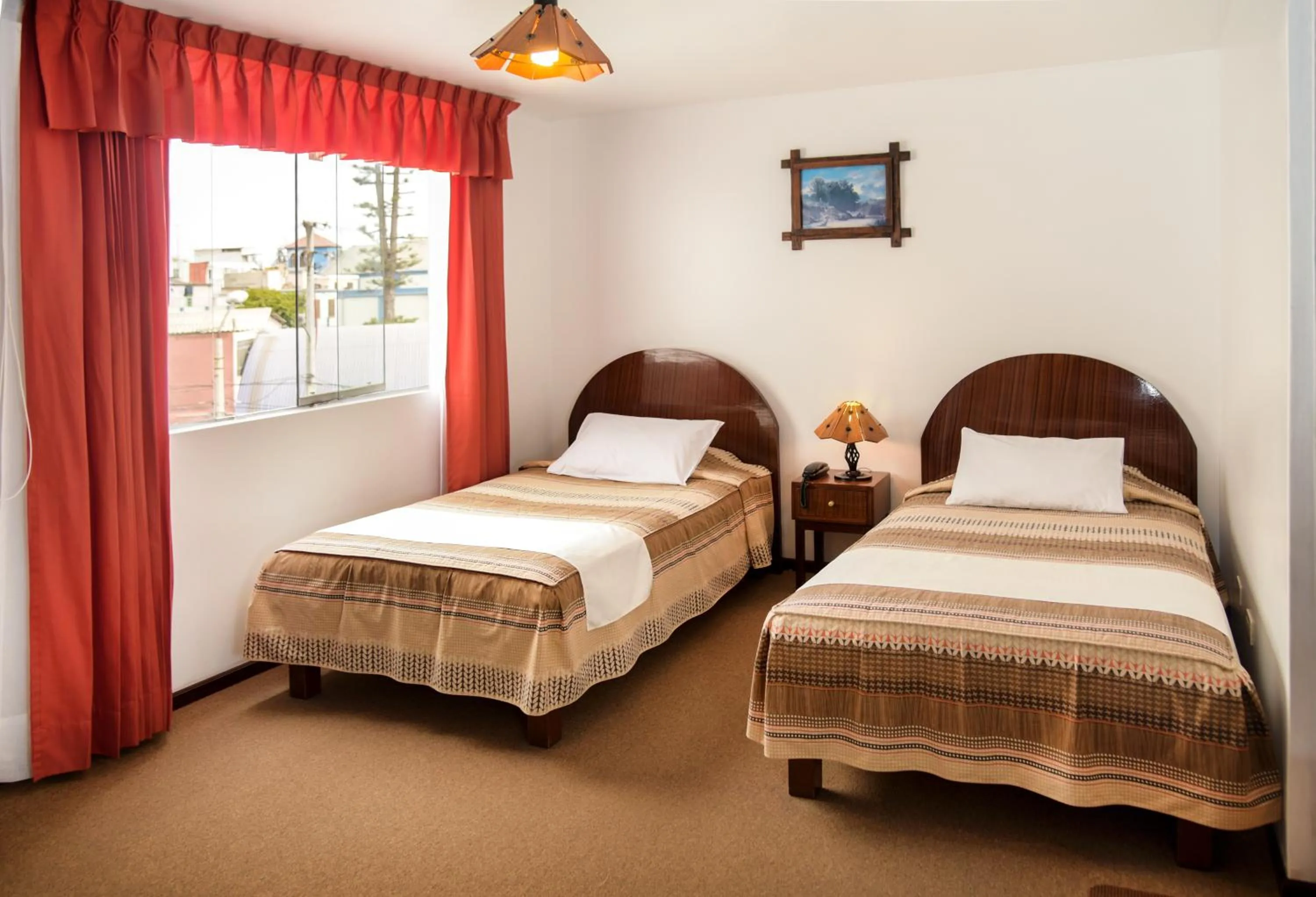 Bed in Hotel Benavides