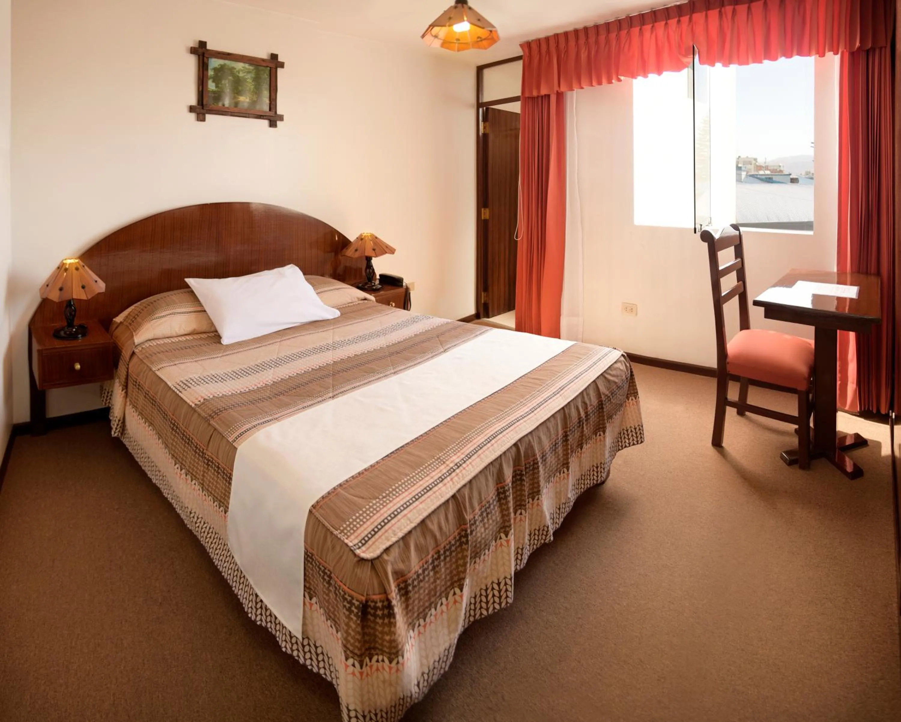 Bed in Hotel Benavides