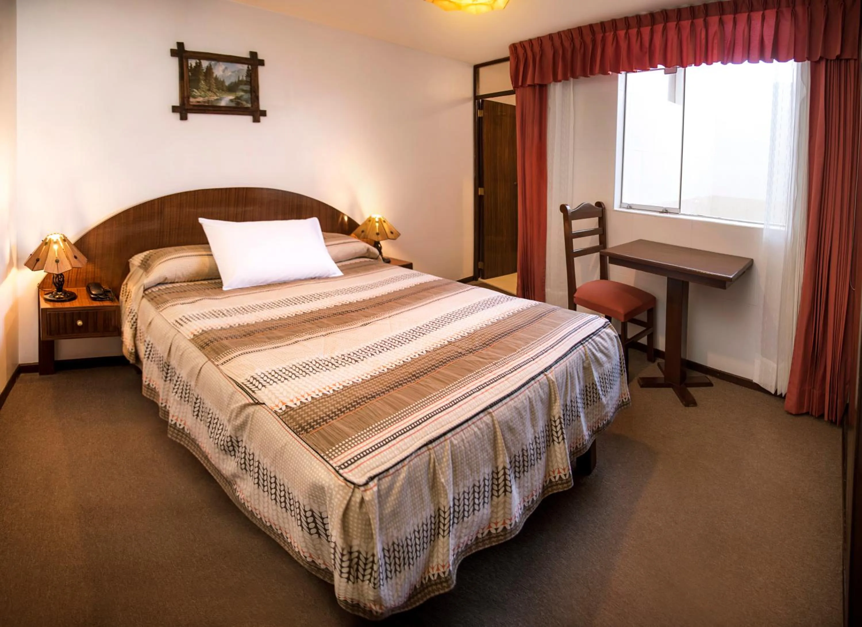 Bed in Hotel Benavides