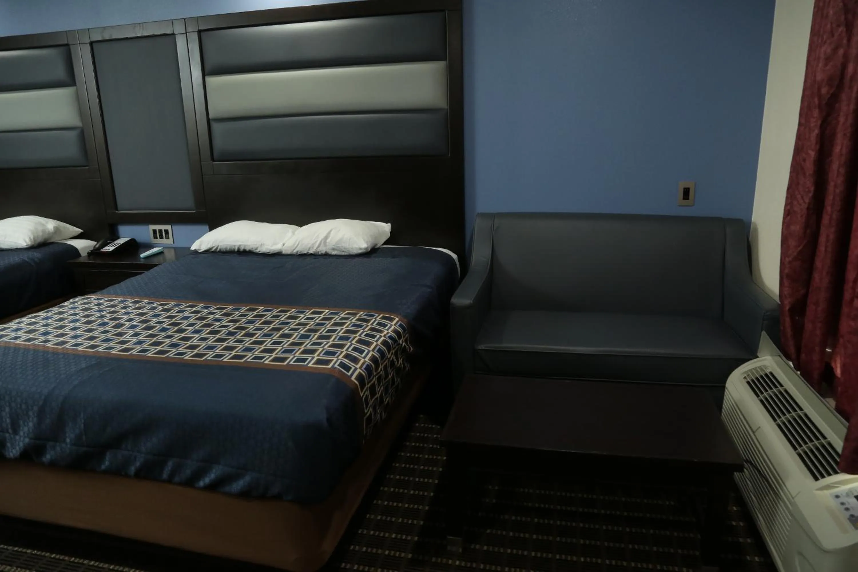 Bed in Theroff's Motel