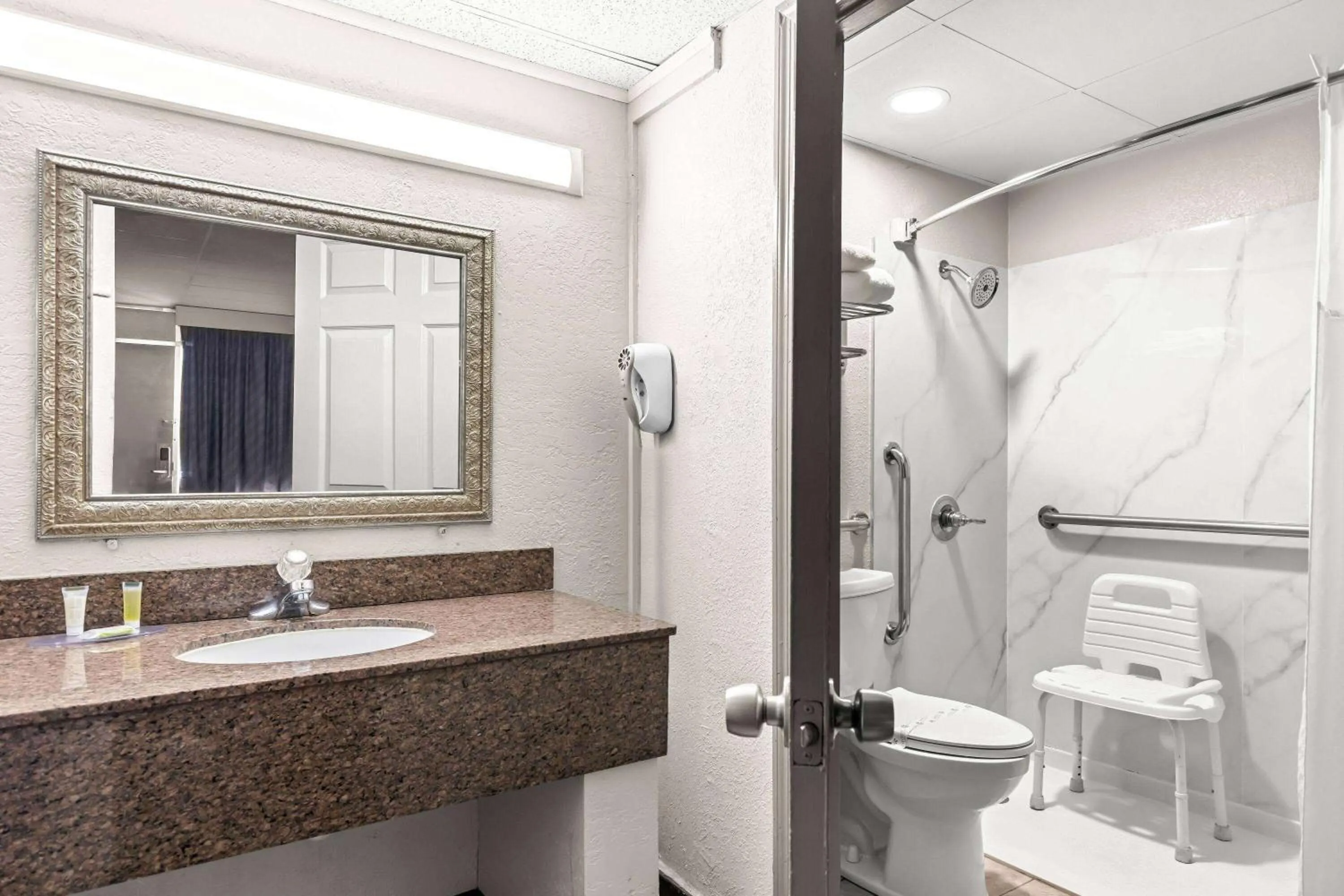 Shower in Days Inn by Wyndham Clayton