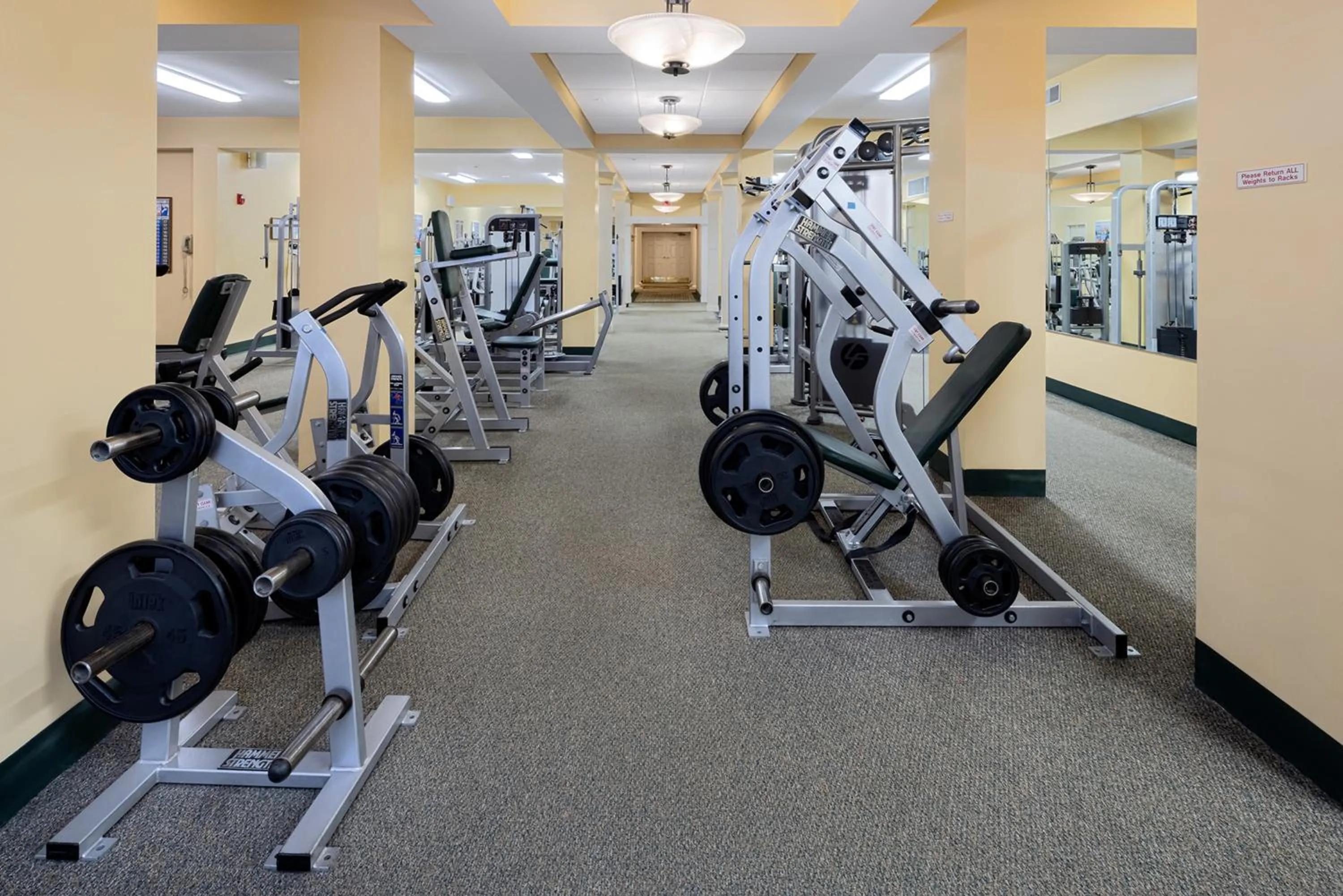 Fitness centre/facilities in Meadowmere Resort