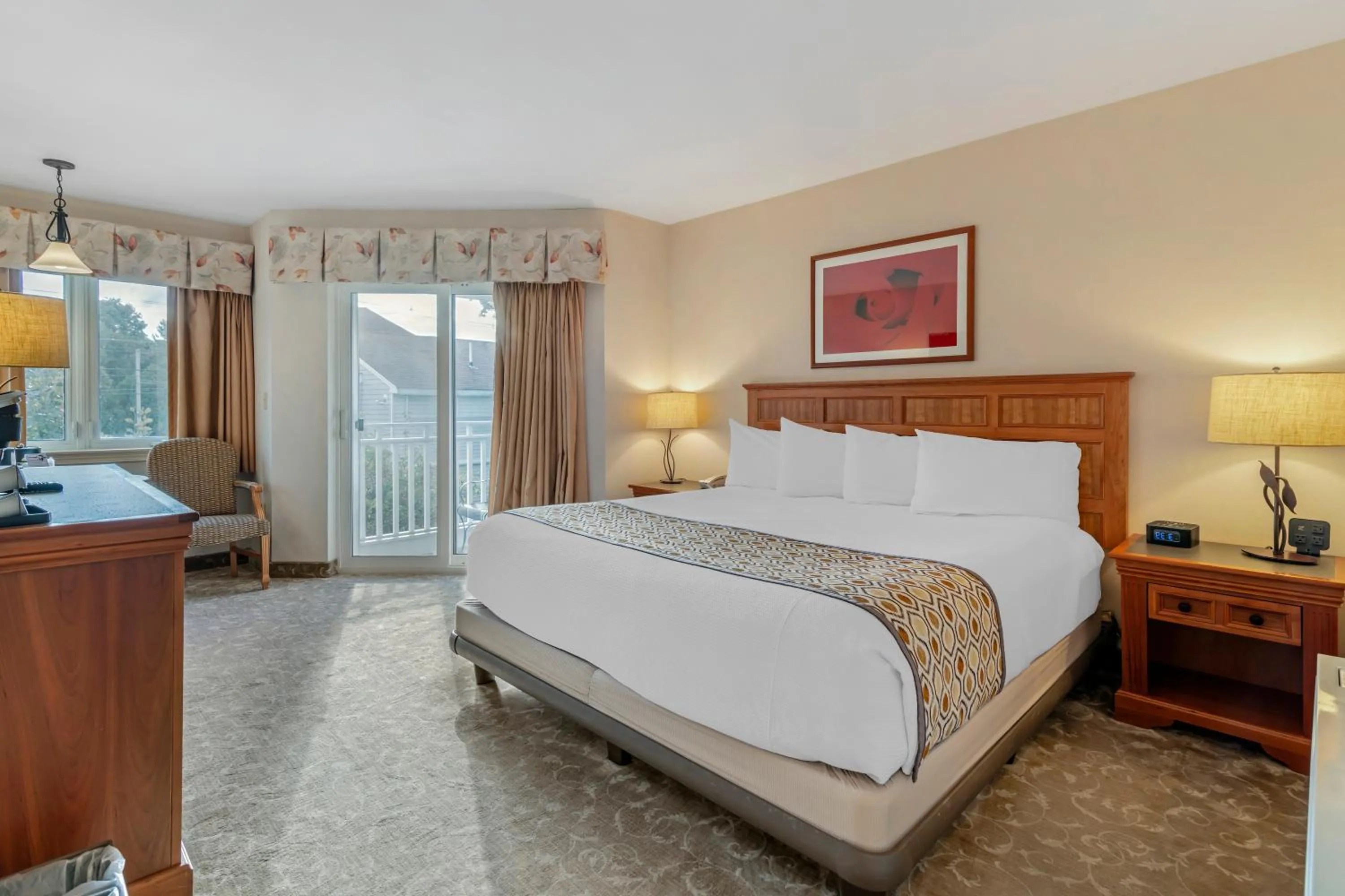 Bed in Meadowmere Resort