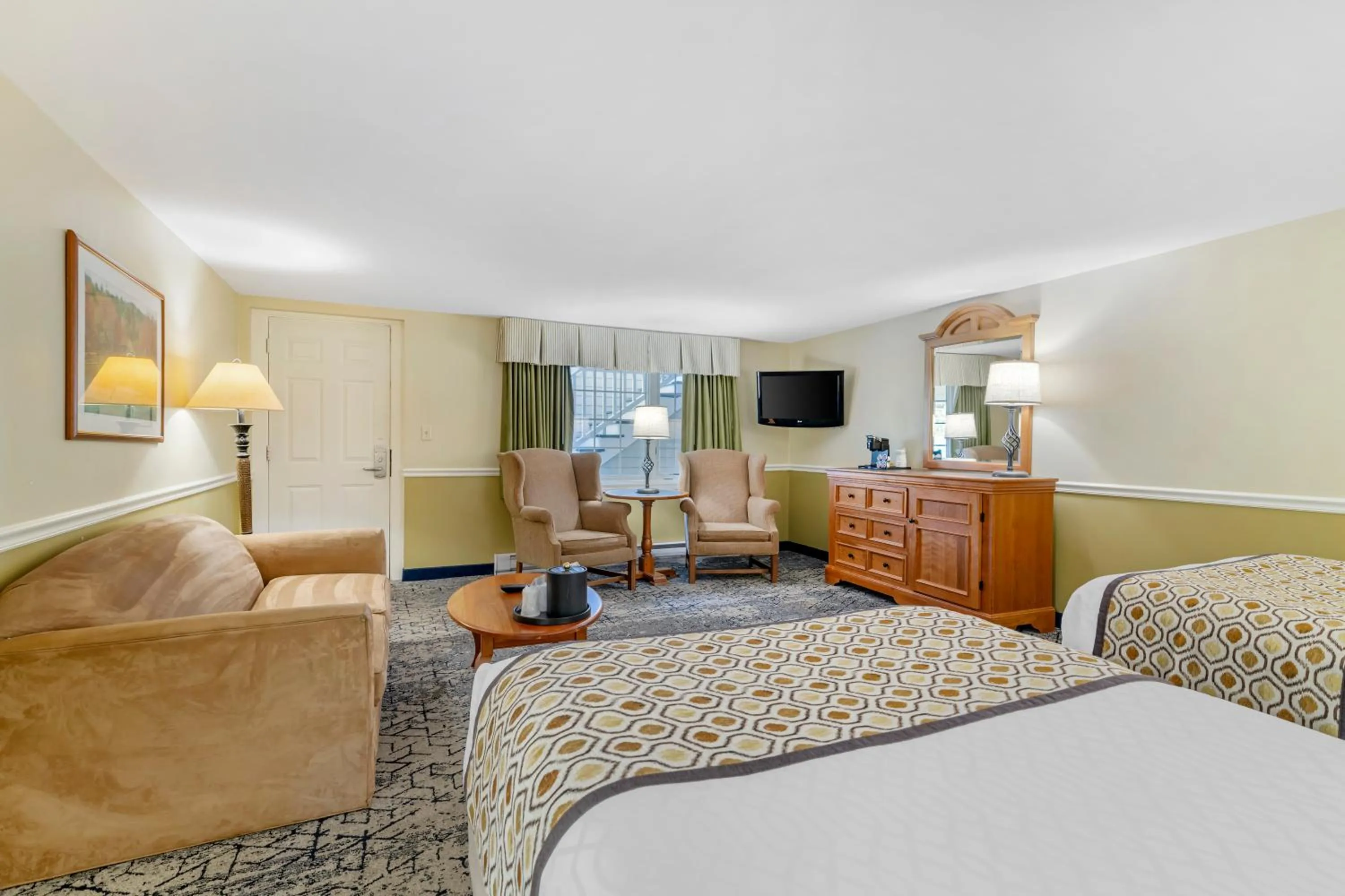 Bed in Meadowmere Resort