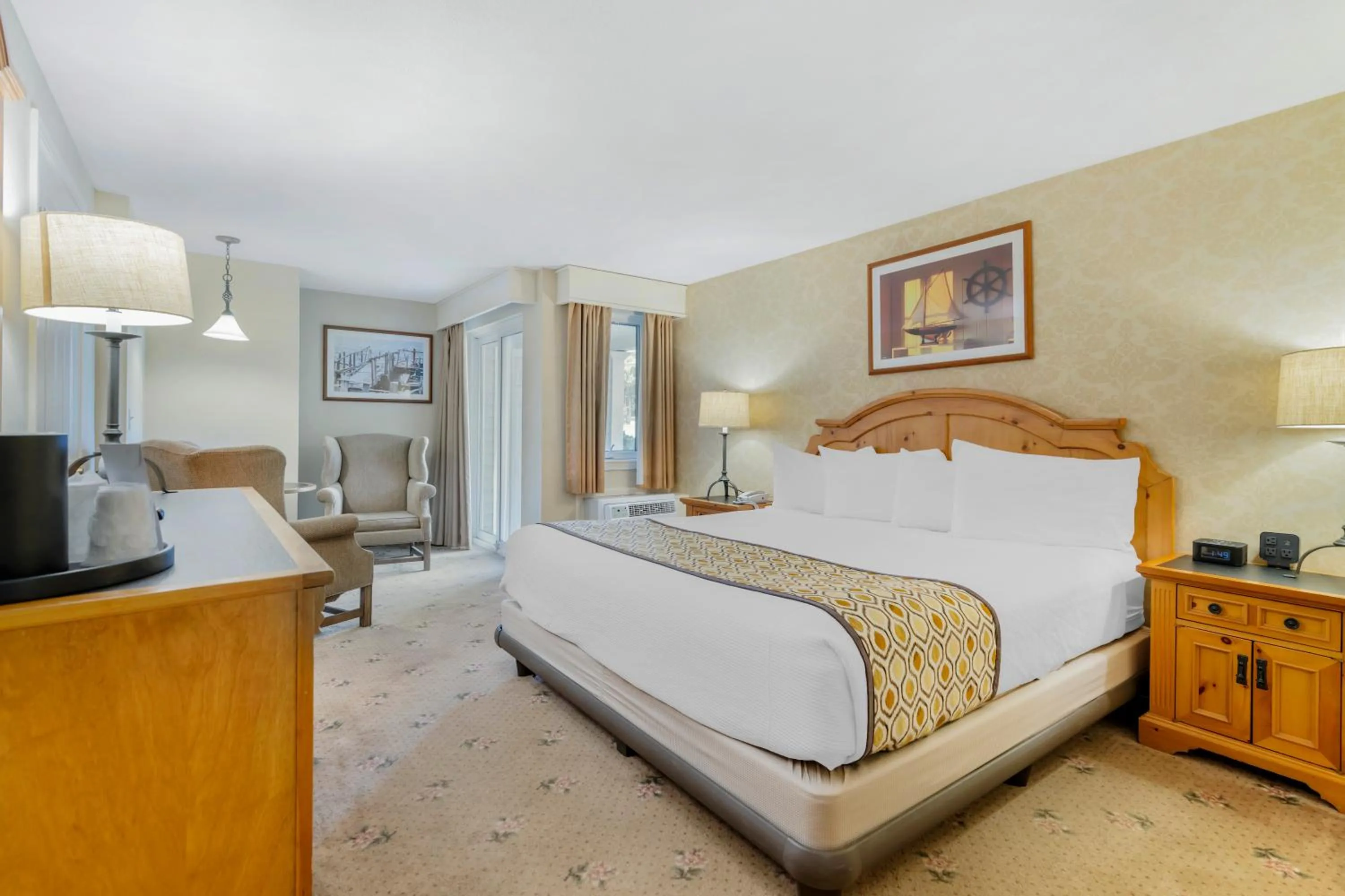 Bed in Meadowmere Resort