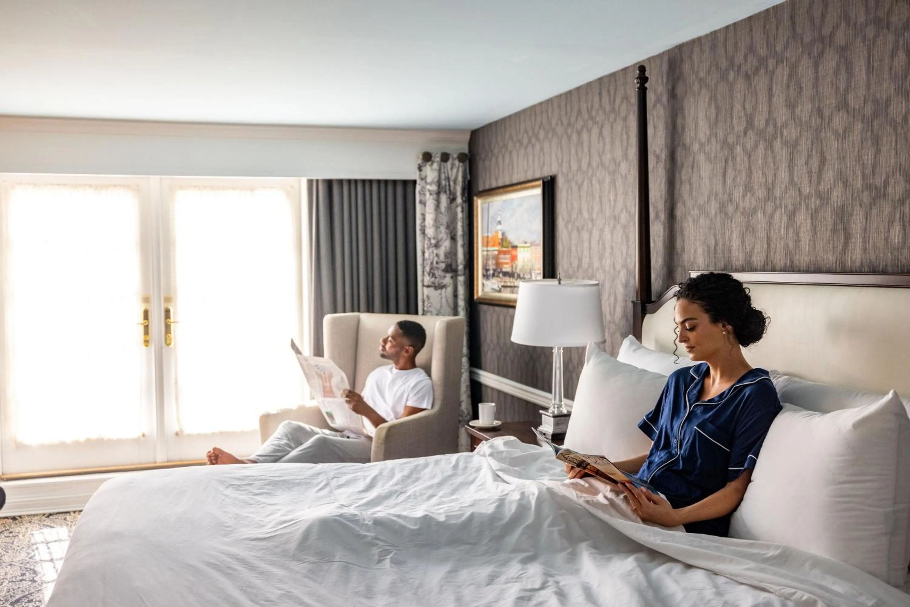 Property building, Bed in Historic Inns of Annapolis