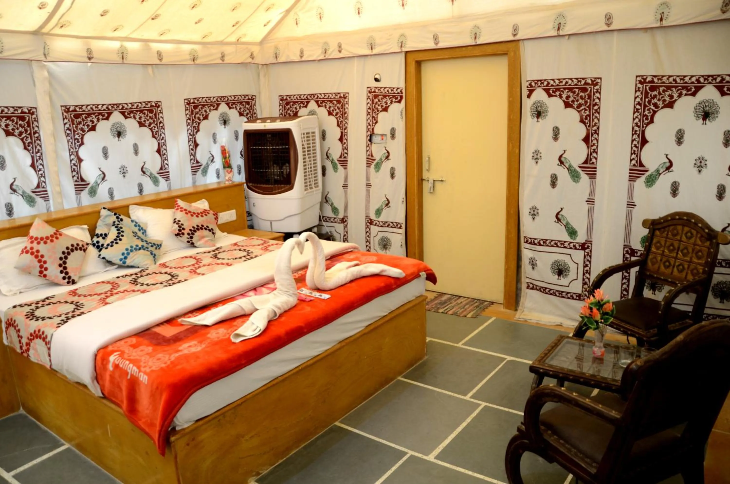 Bed in Oasis camp sam