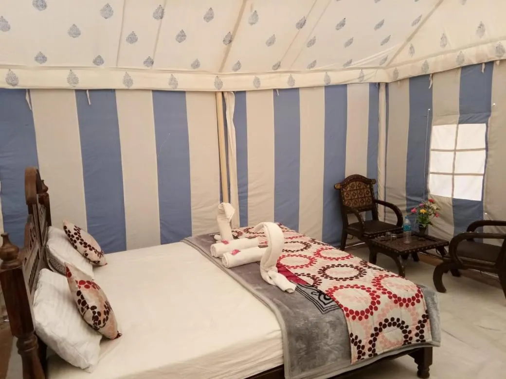 Bed in Oasis camp sam