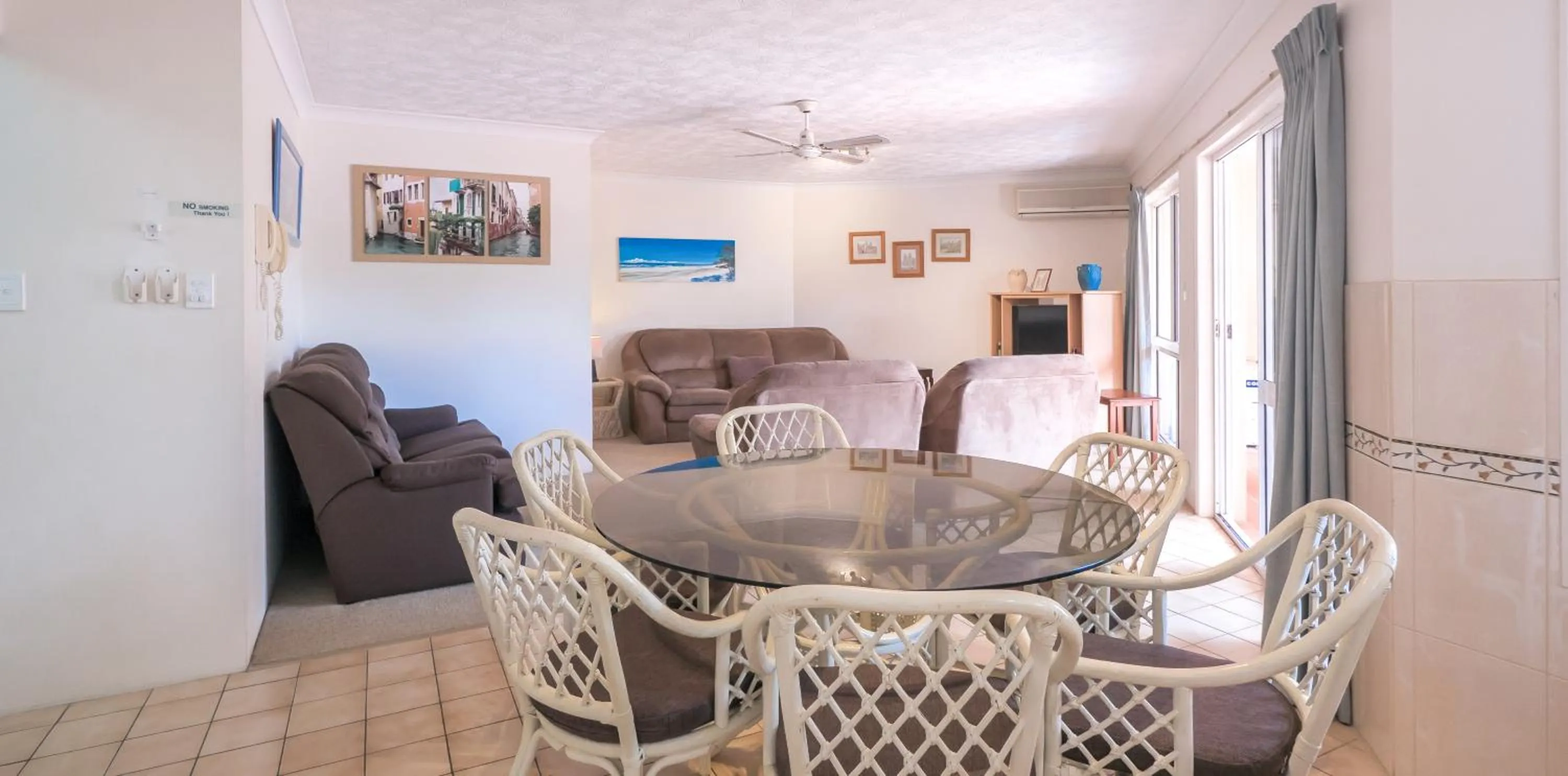 Living room in Jubilee Views Holiday Apartments