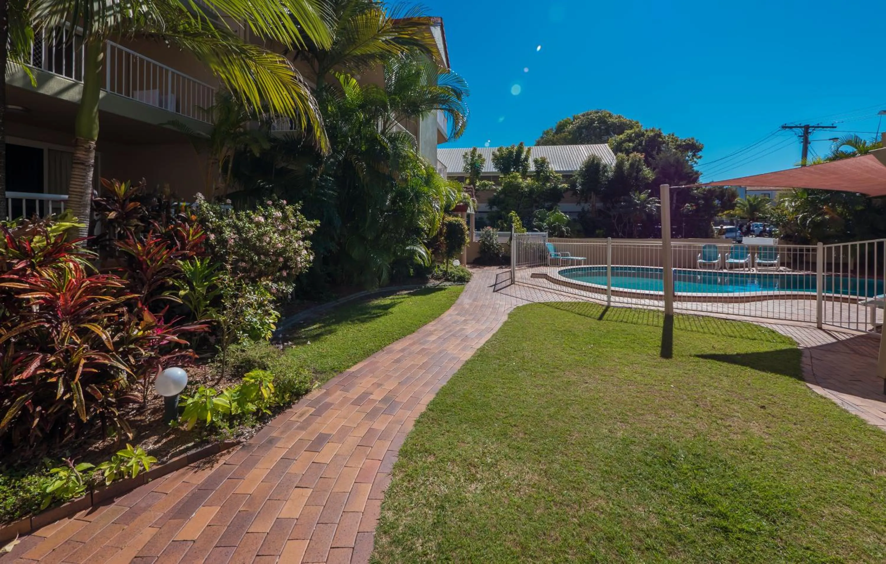 Garden in Jubilee Views Holiday Apartments