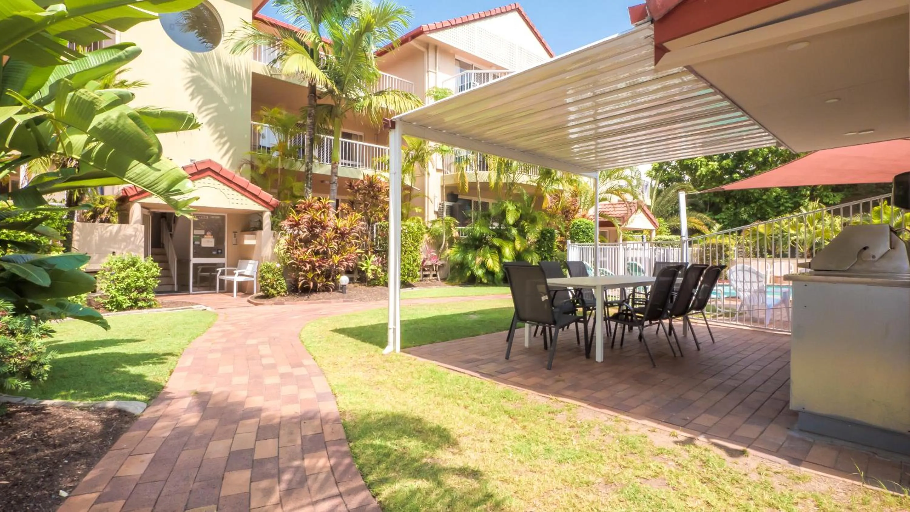 BBQ facilities in Jubilee Views Holiday Apartments