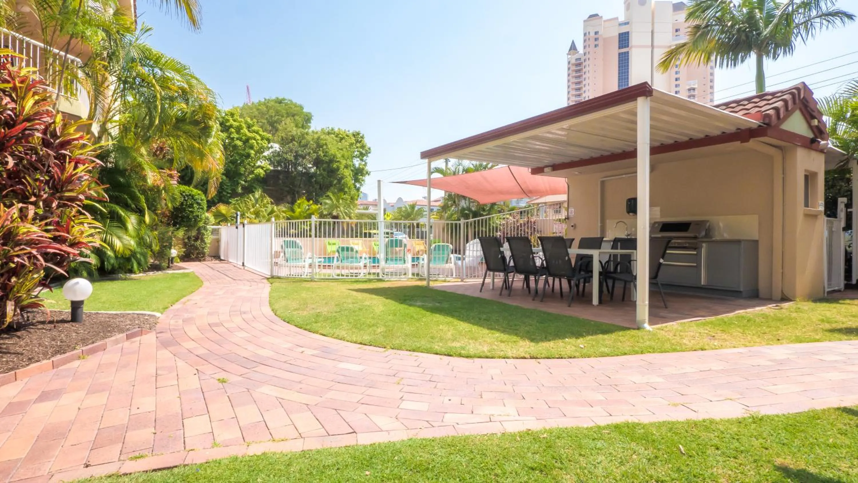 BBQ facilities in Jubilee Views Holiday Apartments