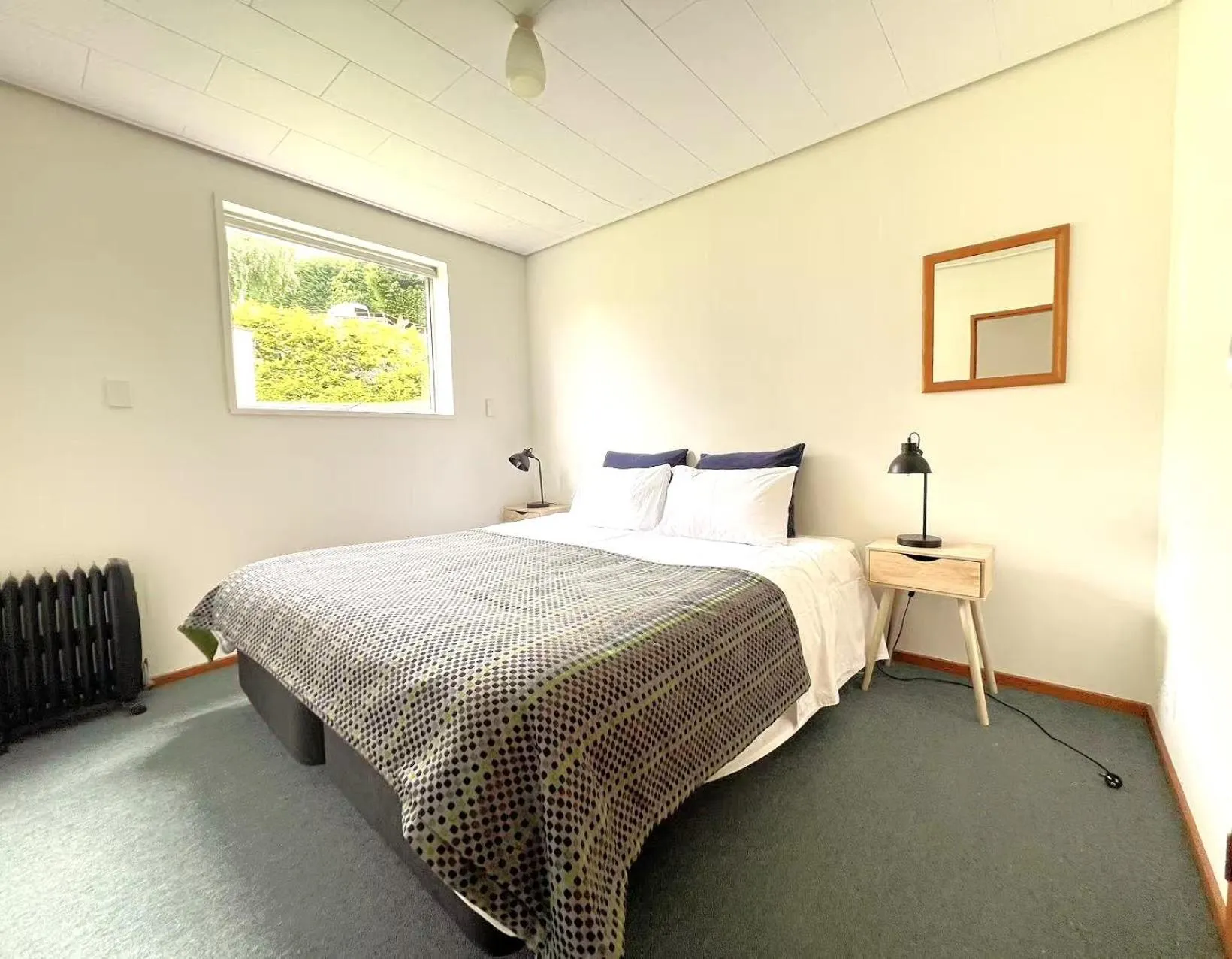 Bed in Mt Aspiring Holiday Park