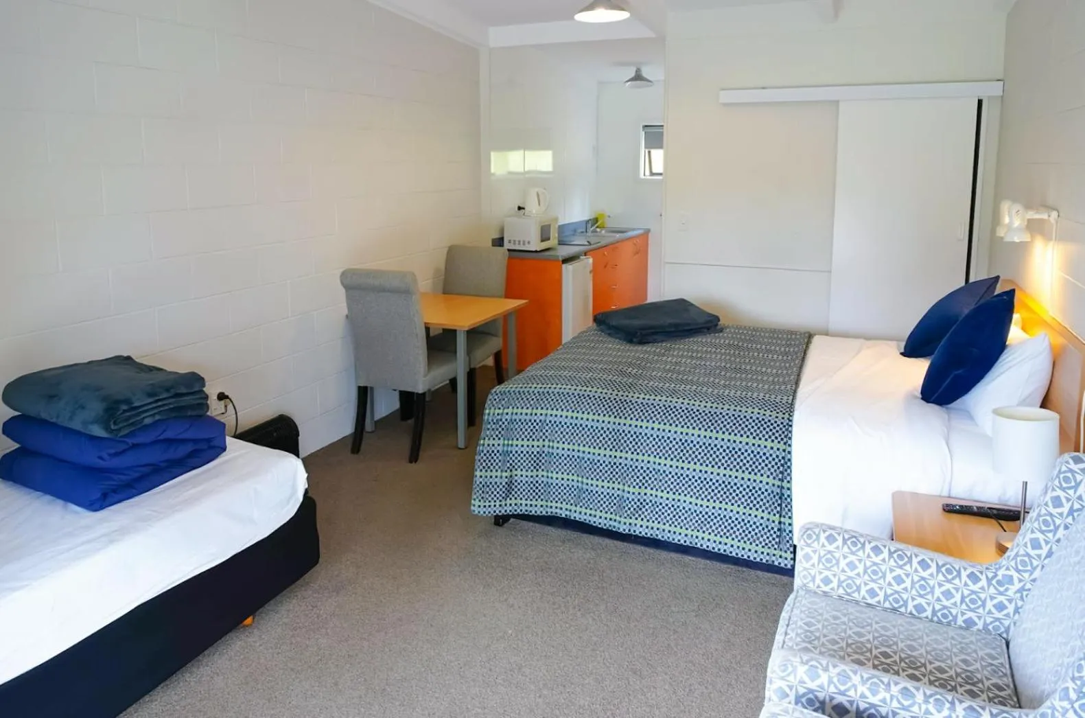 Bed in Mt Aspiring Holiday Park