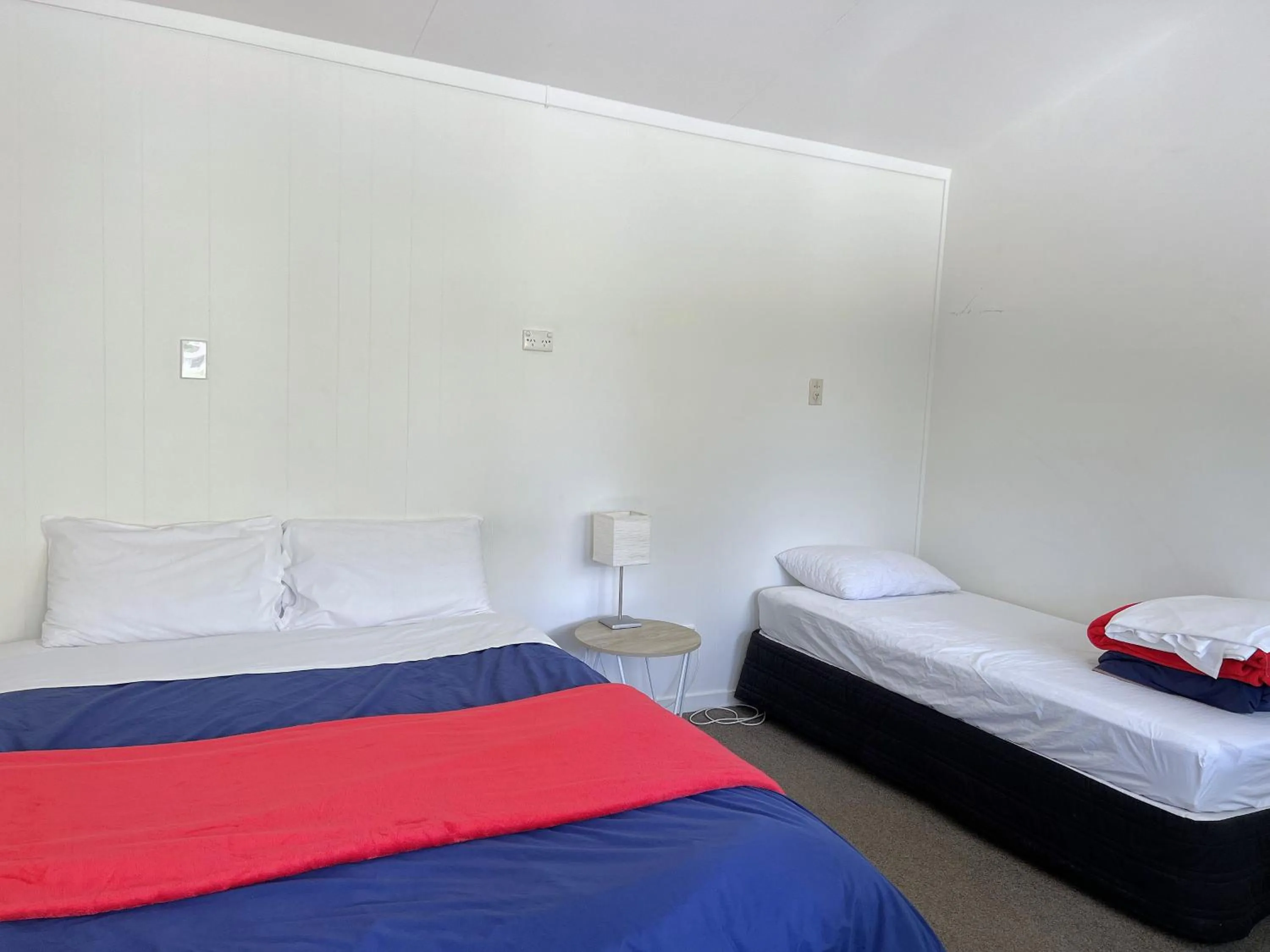 Bed in Mt Aspiring Holiday Park