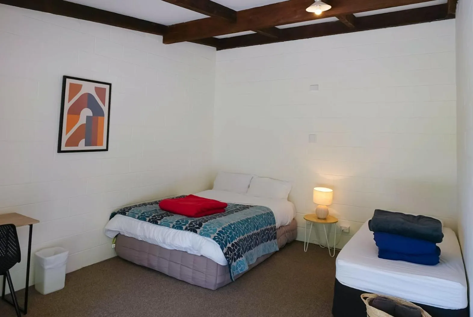 Bed in Mt Aspiring Holiday Park