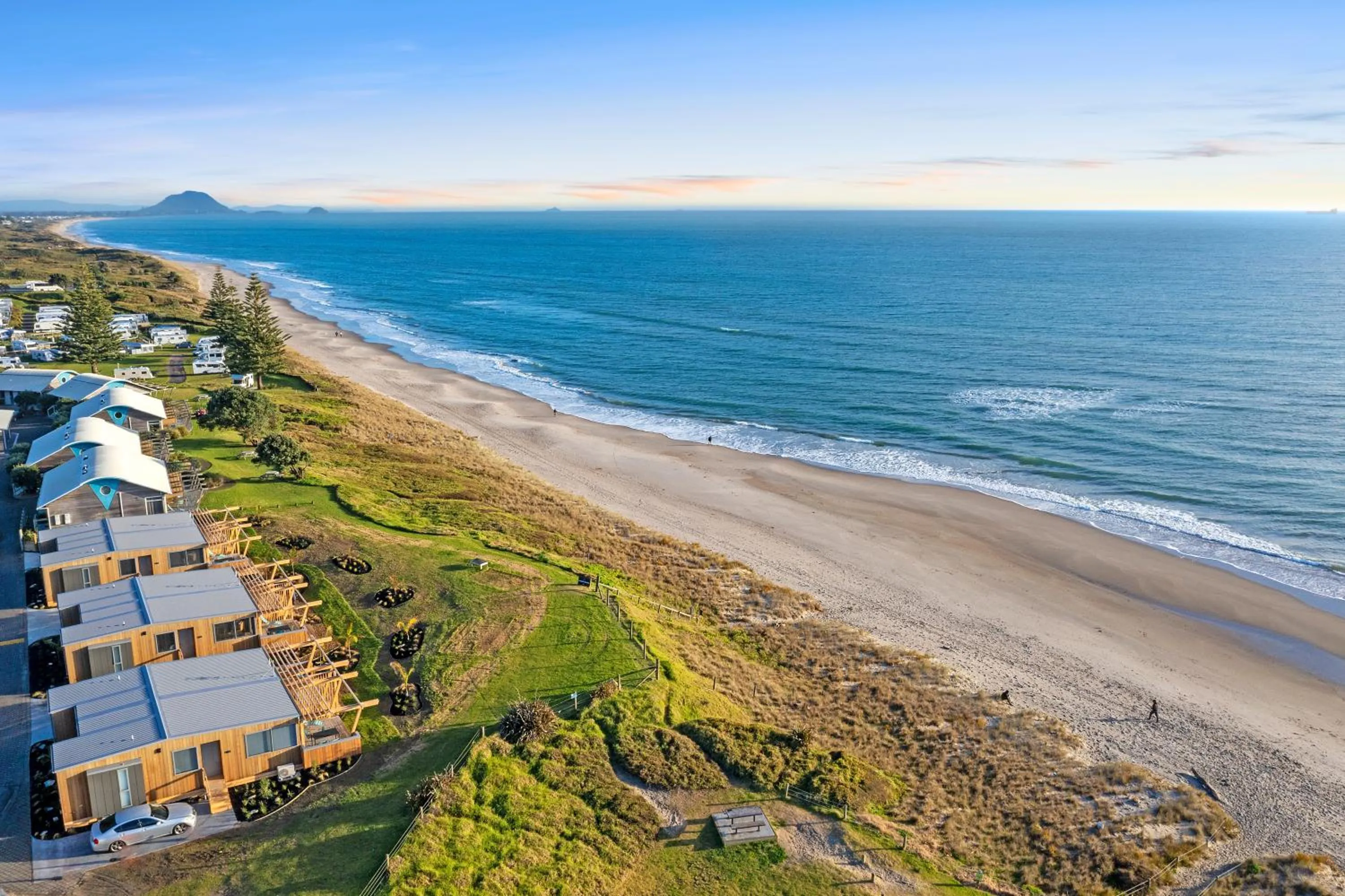 Natural landscape in Tasman Holiday Parks - Papamoa Beach