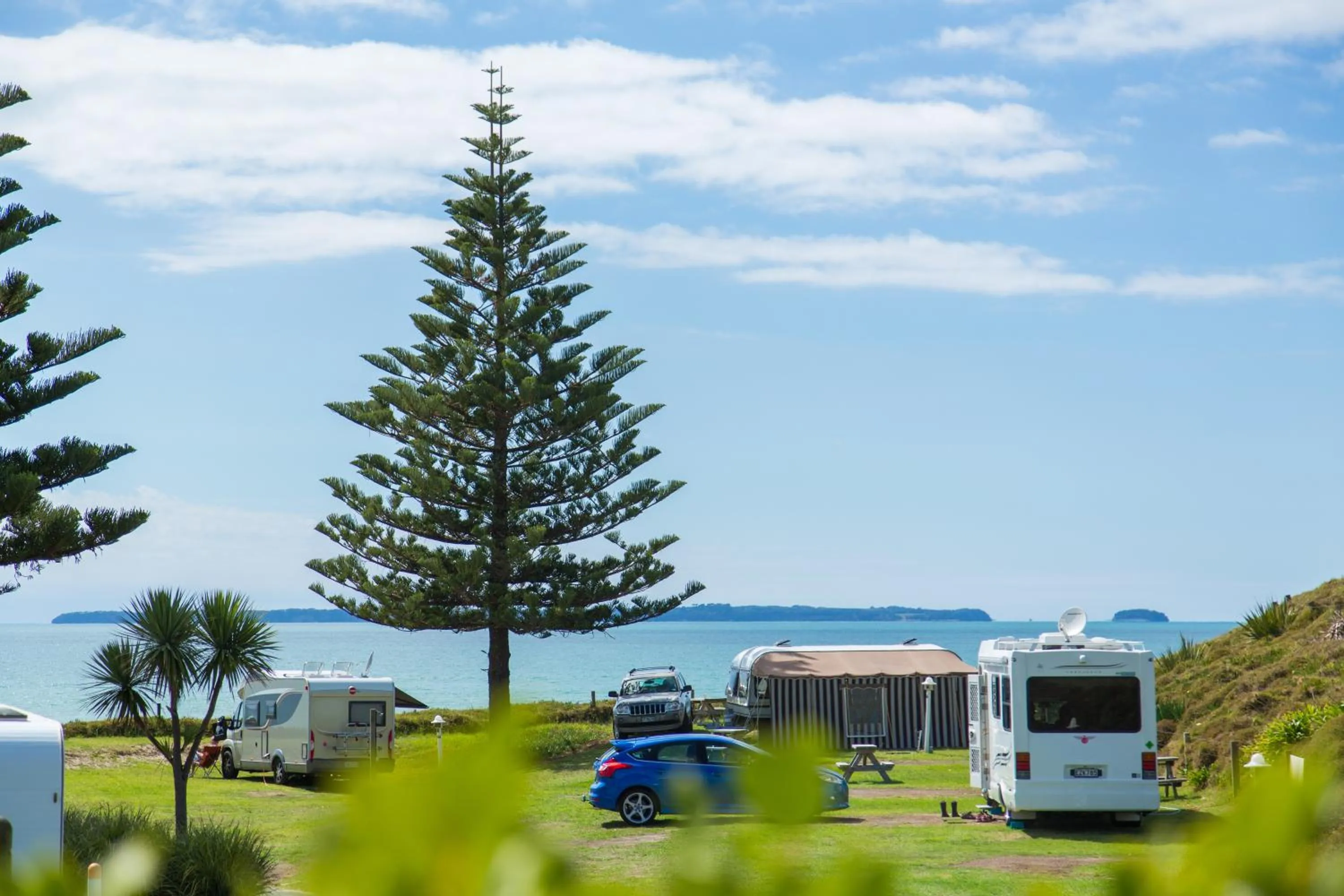Patio in Tasman Holiday Parks - Papamoa Beach