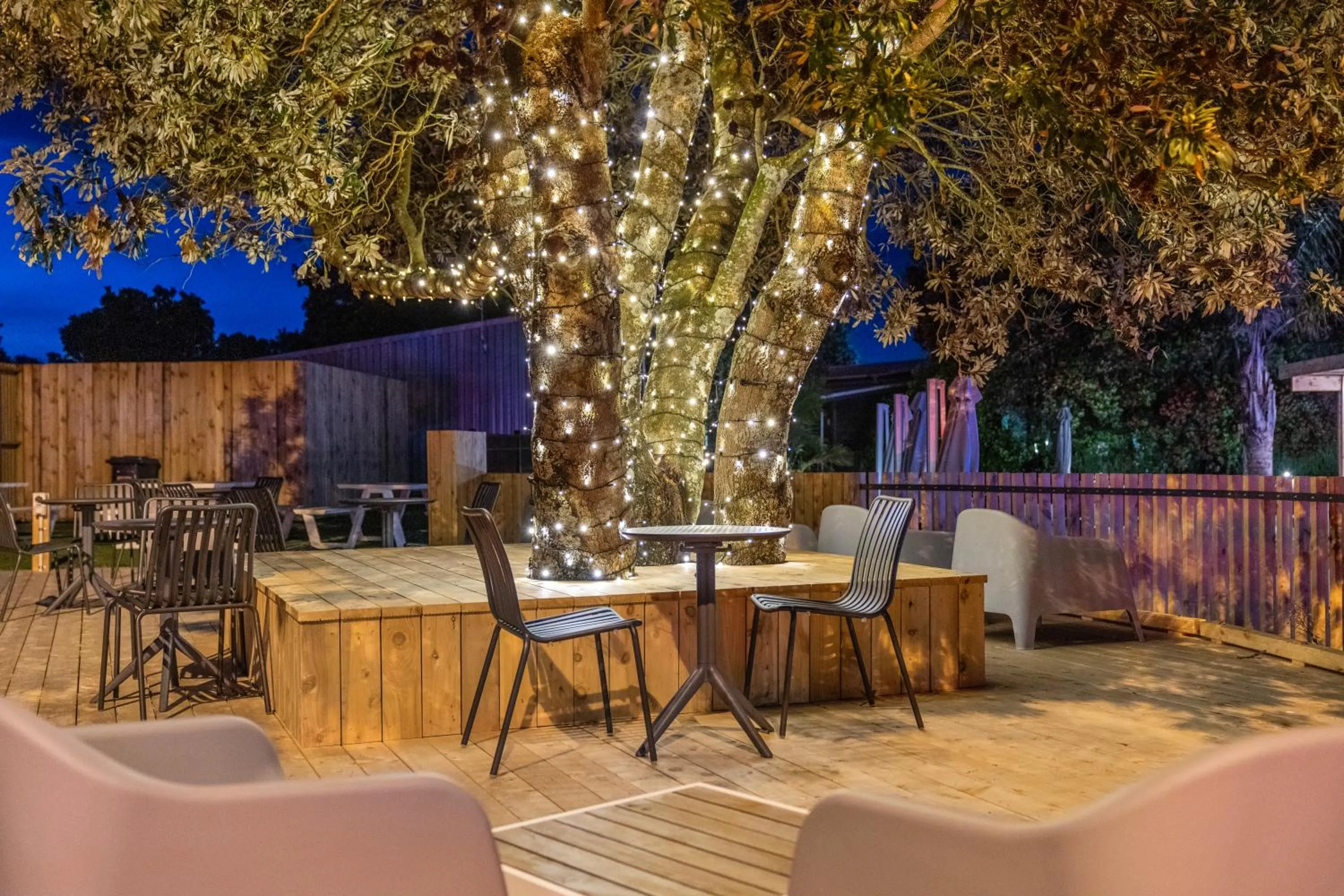 Garden view in Tasman Holiday Parks - Papamoa Beach