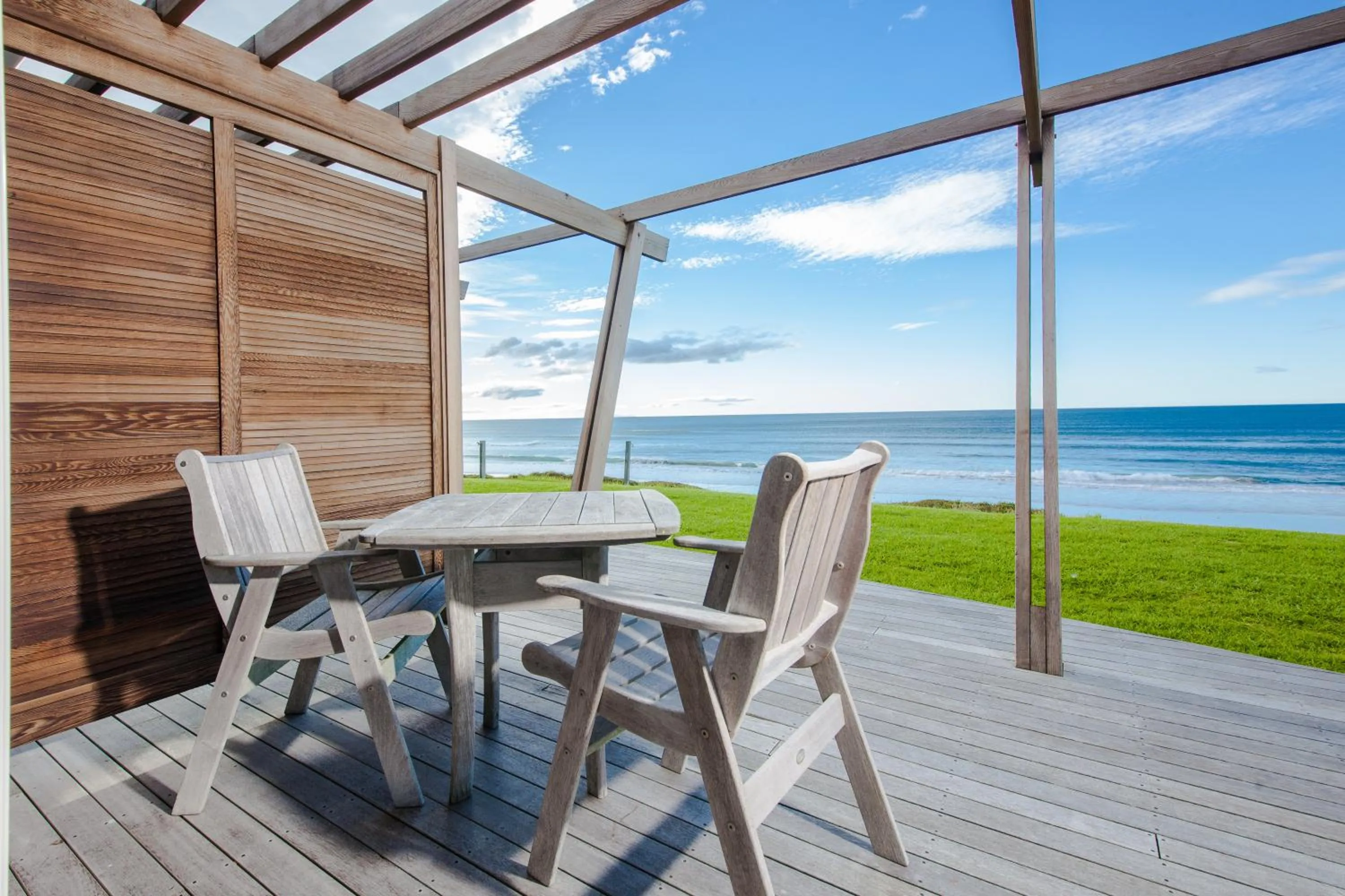 Patio in Tasman Holiday Parks - Papamoa Beach