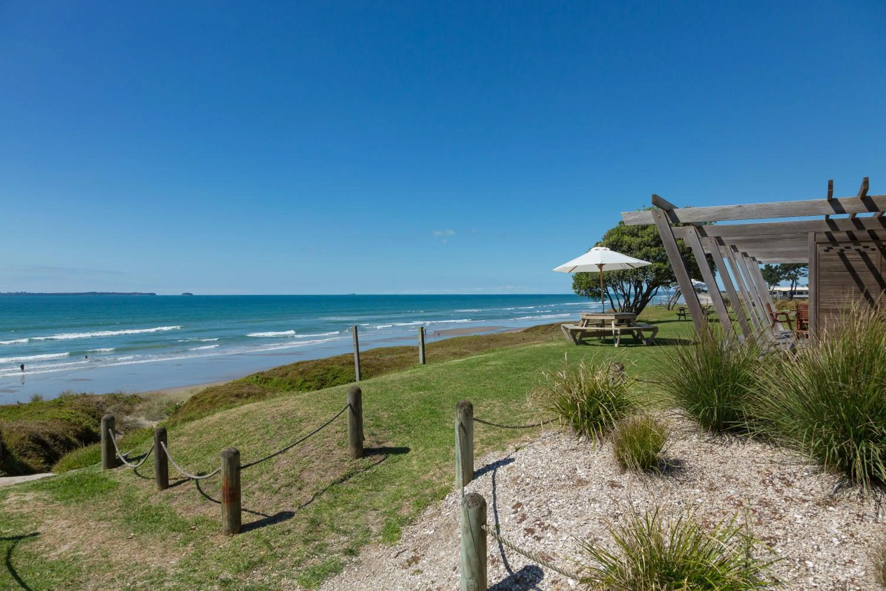 Patio in Tasman Holiday Parks - Papamoa Beach