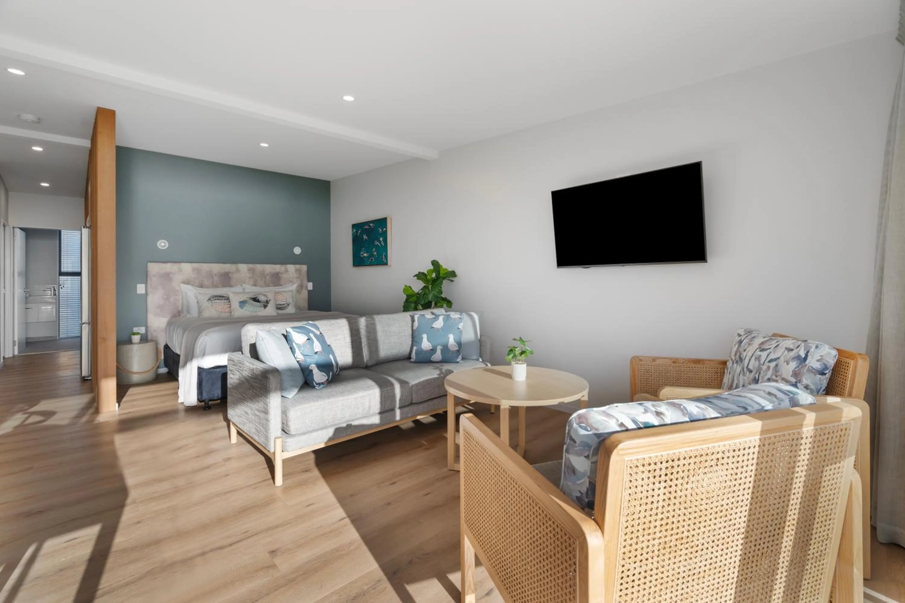 Living room in Tasman Holiday Parks - Papamoa Beach