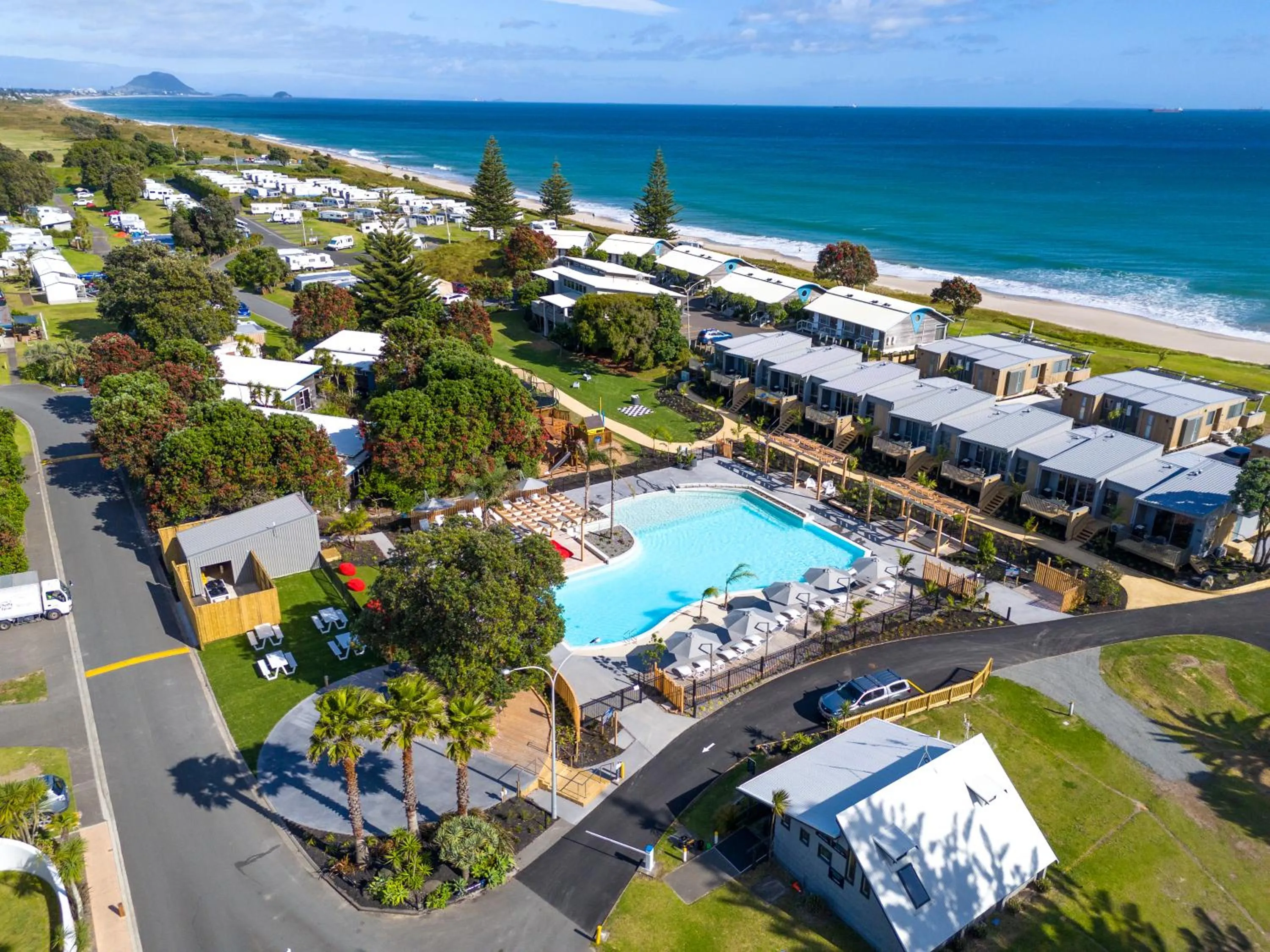 Bird's eye view in Tasman Holiday Parks - Papamoa Beach