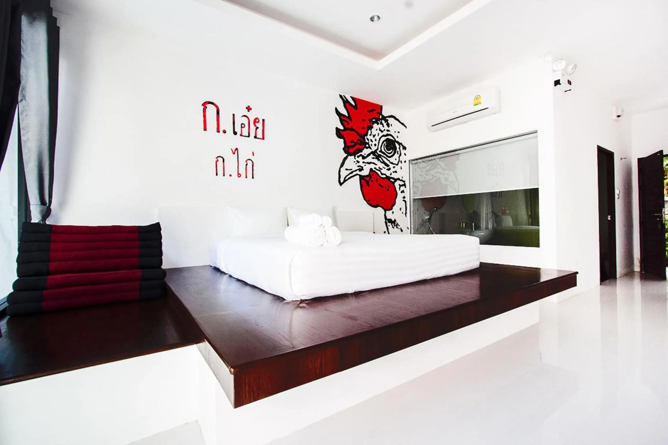 Seating area, Bed in Alphabeto Resort