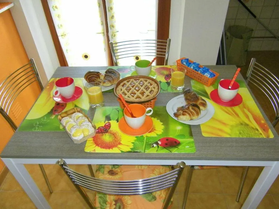 Food and drinks in B&B La Villetta