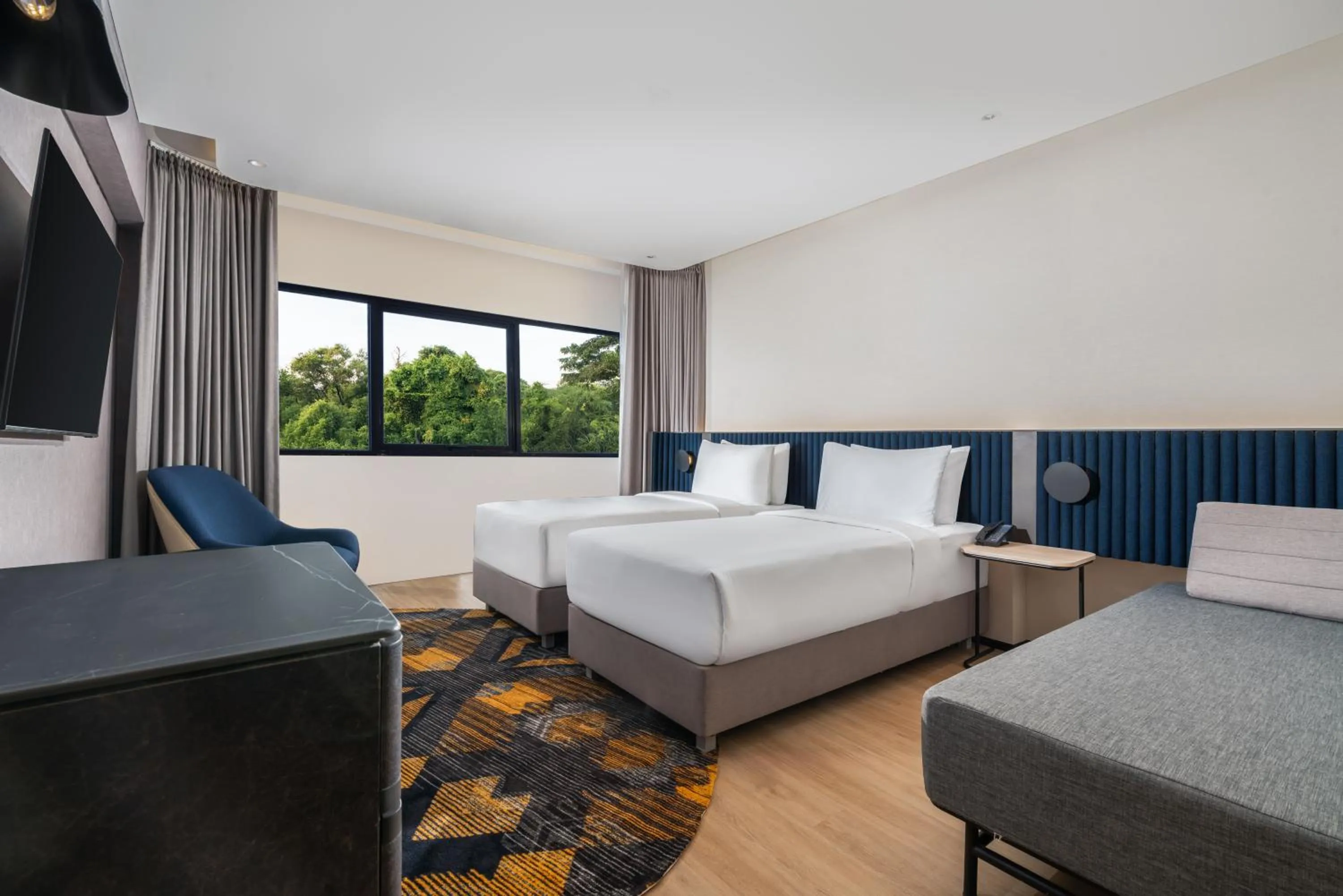 Bed in Novotel Pontianak Convention Centre