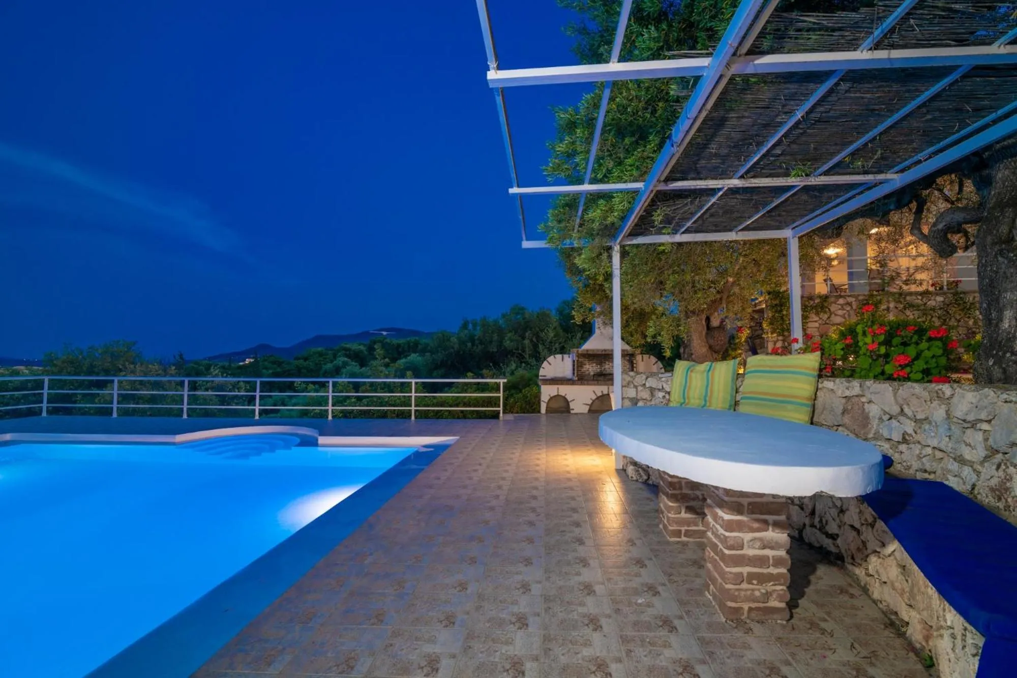 Patio in Armyra Villas